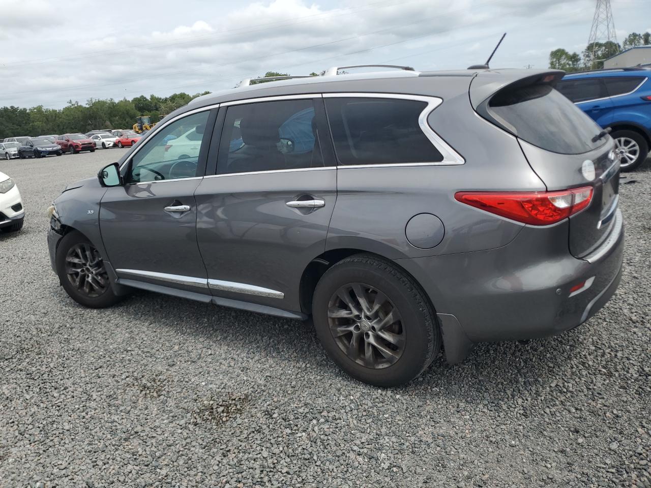2015 Infiniti Qx60 Base Gray vin: 5N1AL0MM1FC557480