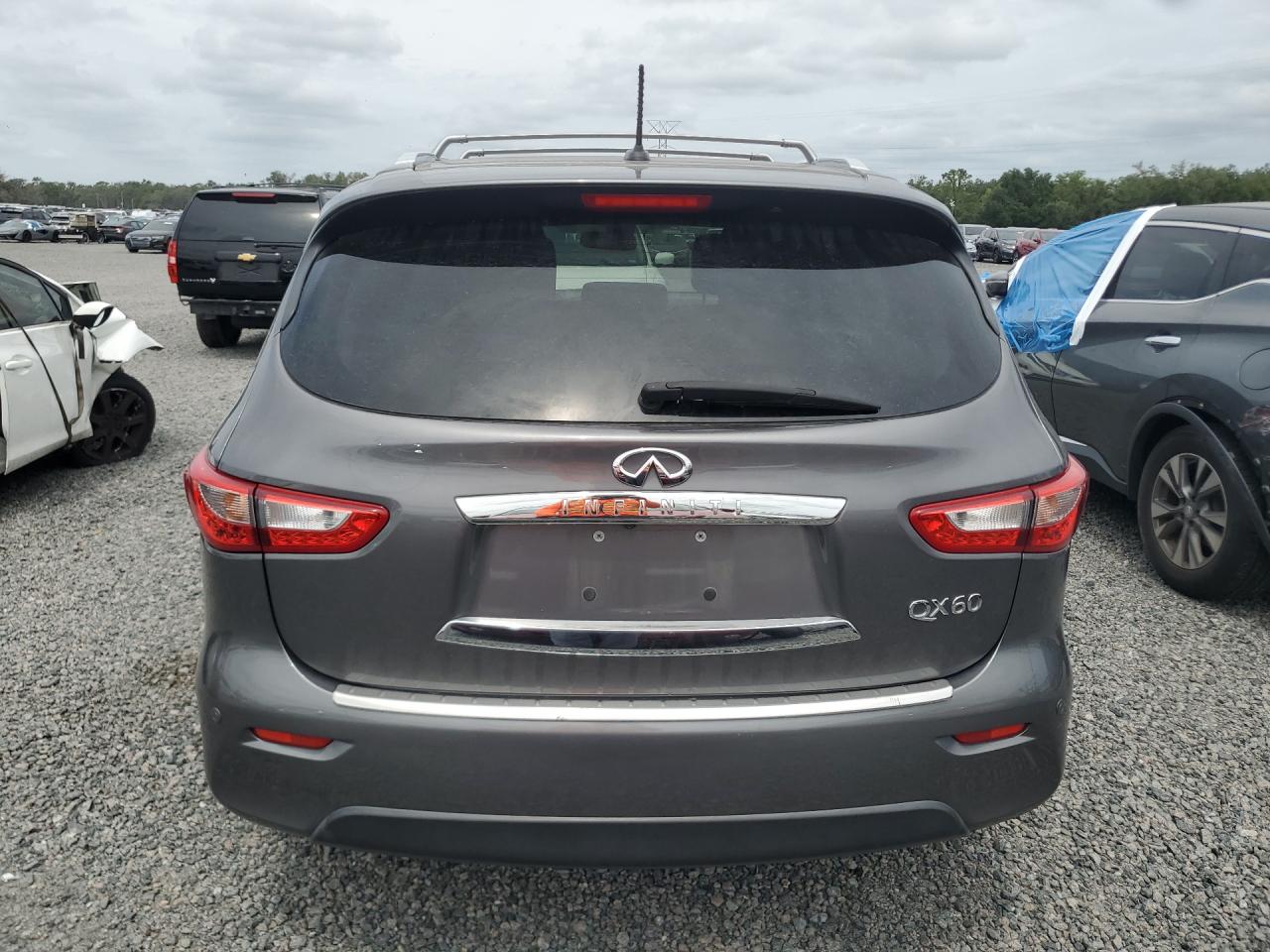2015 Infiniti Qx60 Base Gray vin: 5N1AL0MM1FC557480