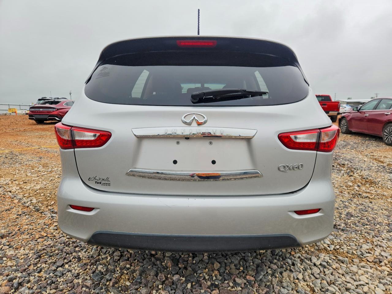 2015 Infiniti Qx60 Base Silver vin: 5N1AL0MM1FC557527