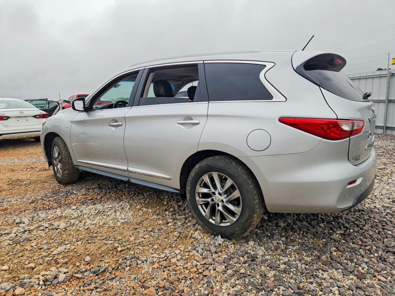 2015 Infiniti Qx60 Base Silver vin: 5N1AL0MM1FC557527