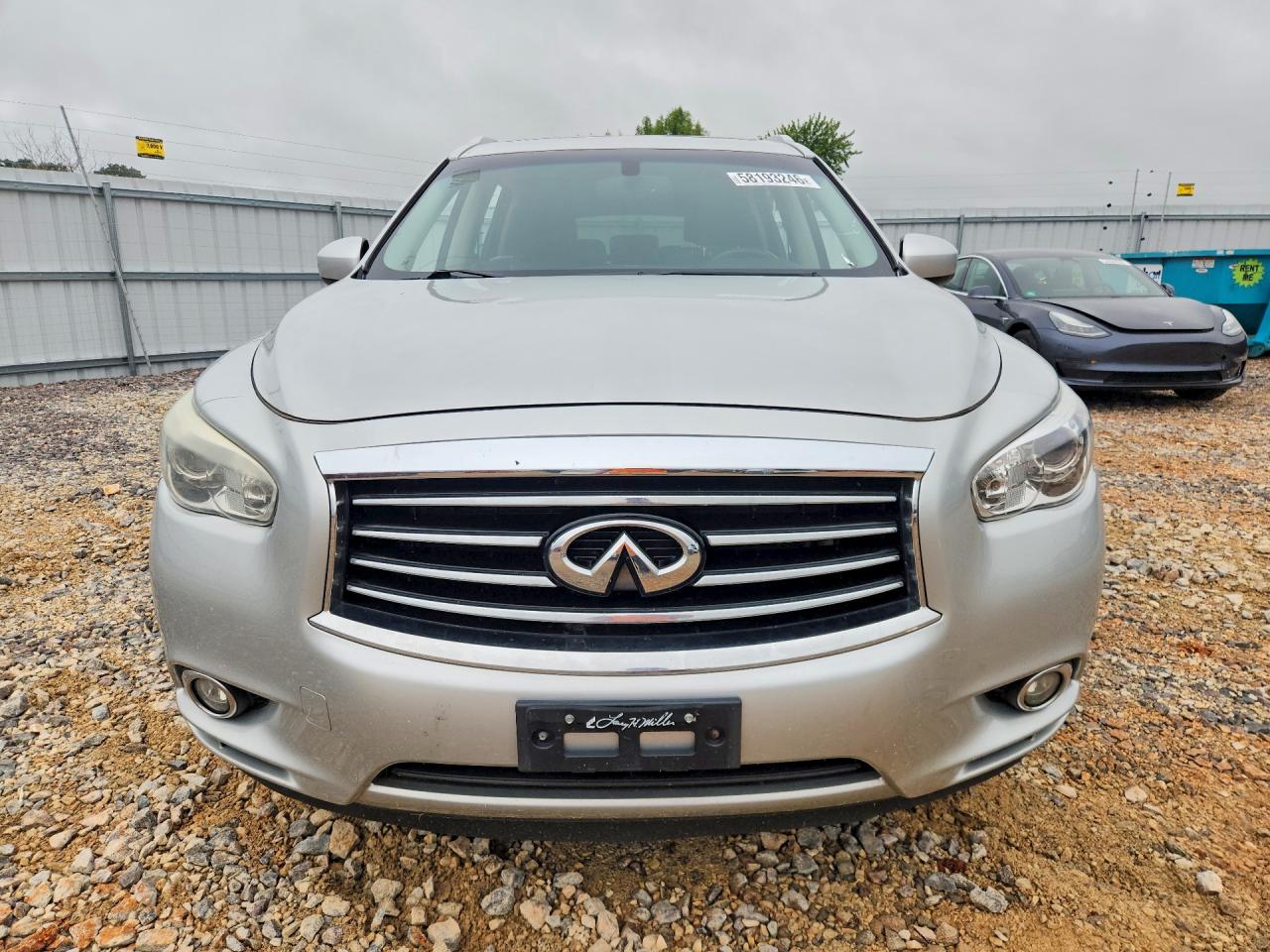 2015 Infiniti Qx60 Base Silver vin: 5N1AL0MM1FC557527