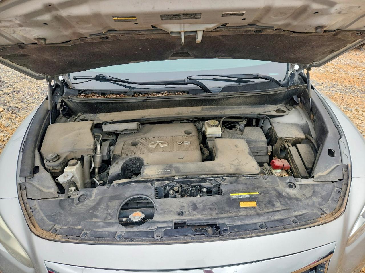 2015 Infiniti Qx60 Base Silver vin: 5N1AL0MM1FC557527