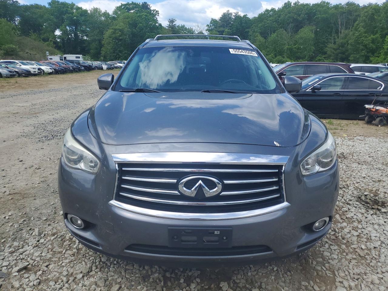 2015 Infiniti Qx60 Base Gray vin: 5N1AL0MM1FC559519