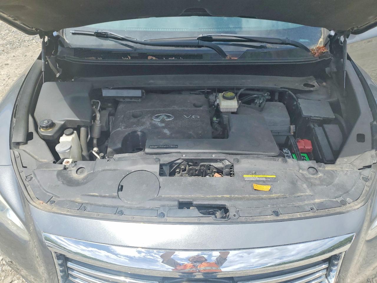 2015 Infiniti Qx60 Base Gray vin: 5N1AL0MM1FC559519