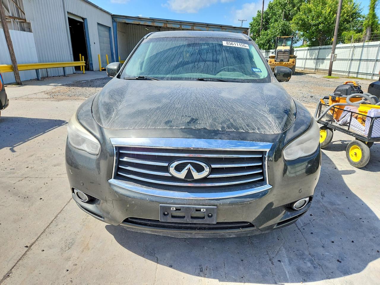 2013 Infiniti Jx35 Base Gray vin: 5N1AL0MM2DC300129