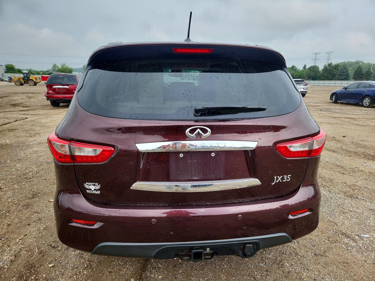 2013 Infiniti Jx35 Base Maroon vin: 5N1AL0MM2DC303001