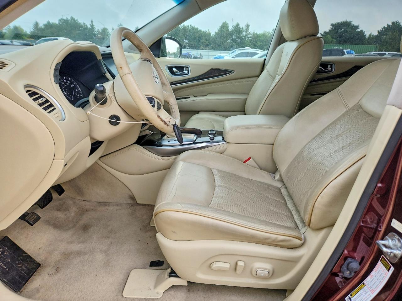 2013 Infiniti Jx35 Base Maroon vin: 5N1AL0MM2DC303001