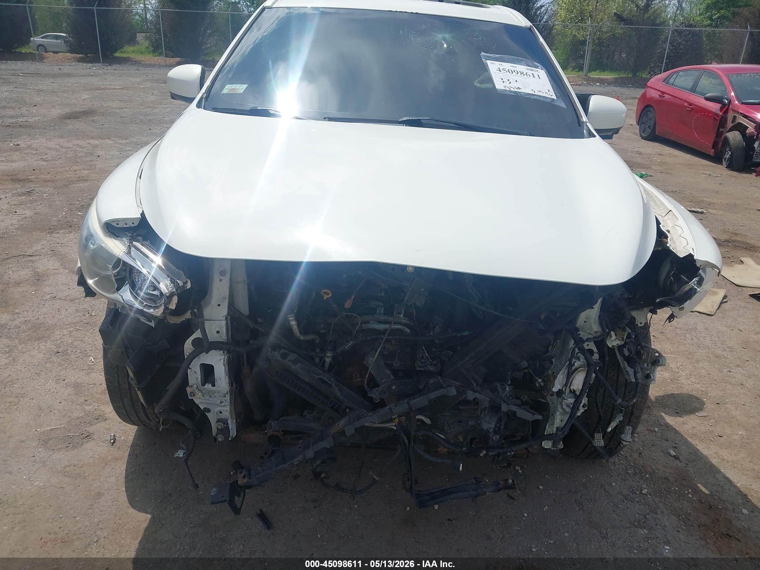 2013 Infiniti Jx35 White vin: 5N1AL0MM2DC309526
