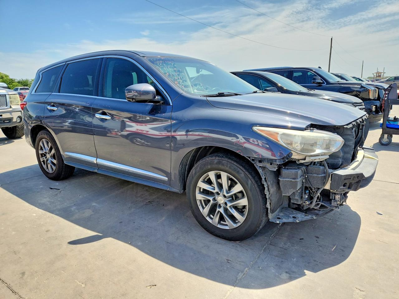 2013 Infiniti Jx35 Base Gray vin: 5N1AL0MM2DC310580