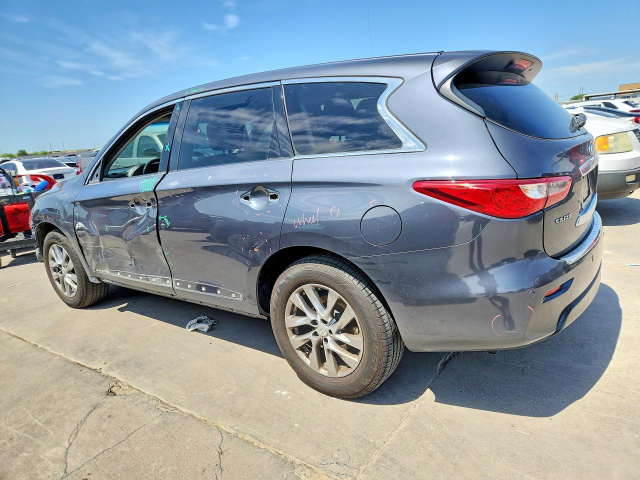 2013 Infiniti Jx35 Base Gray vin: 5N1AL0MM2DC310580