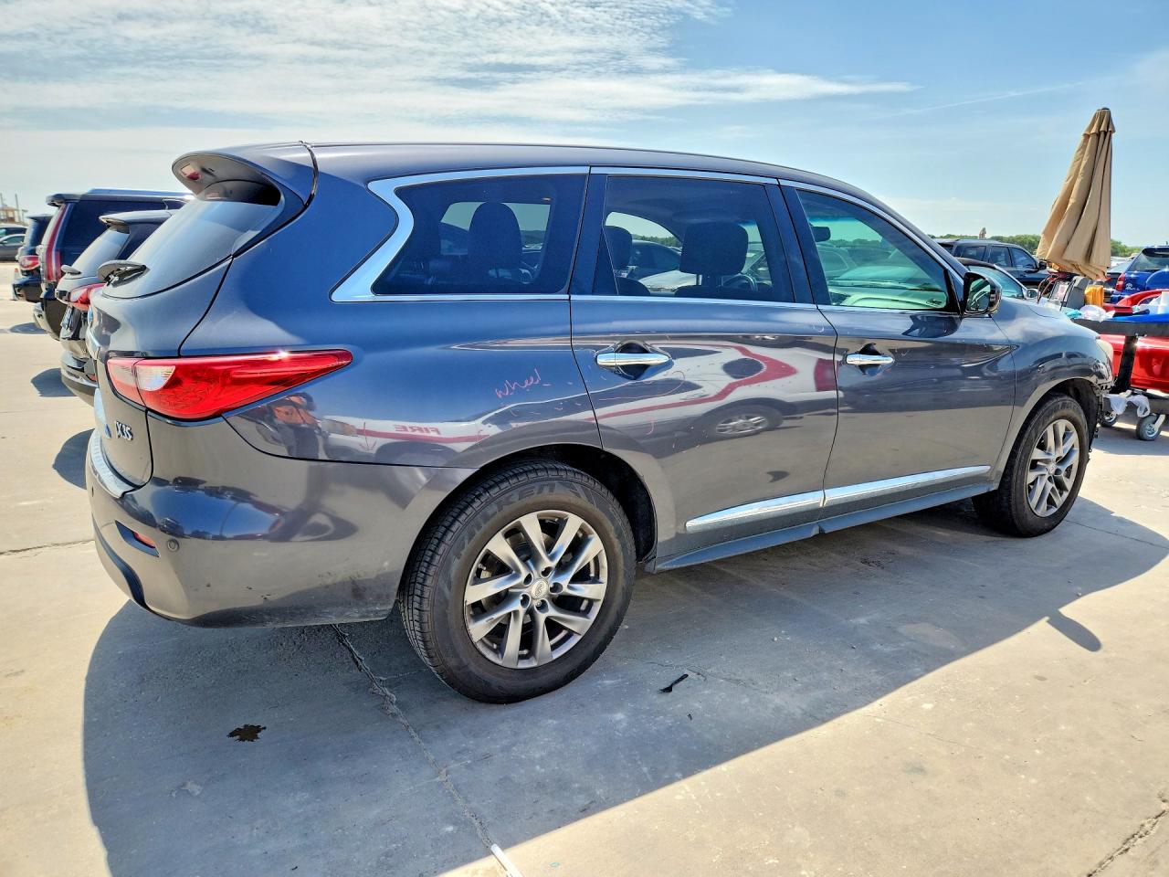 2013 Infiniti Jx35 Base Gray vin: 5N1AL0MM2DC310580