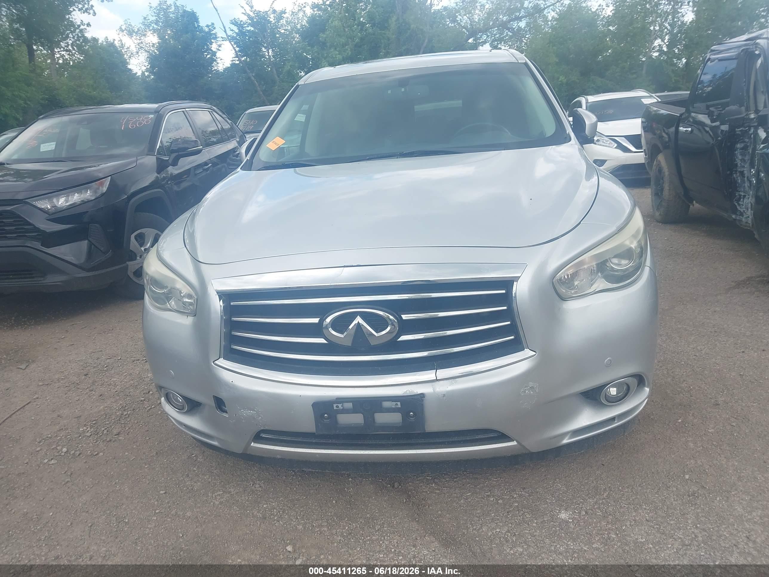 2013 Infiniti Jx35   Silver vin: 5N1AL0MM2DC324043