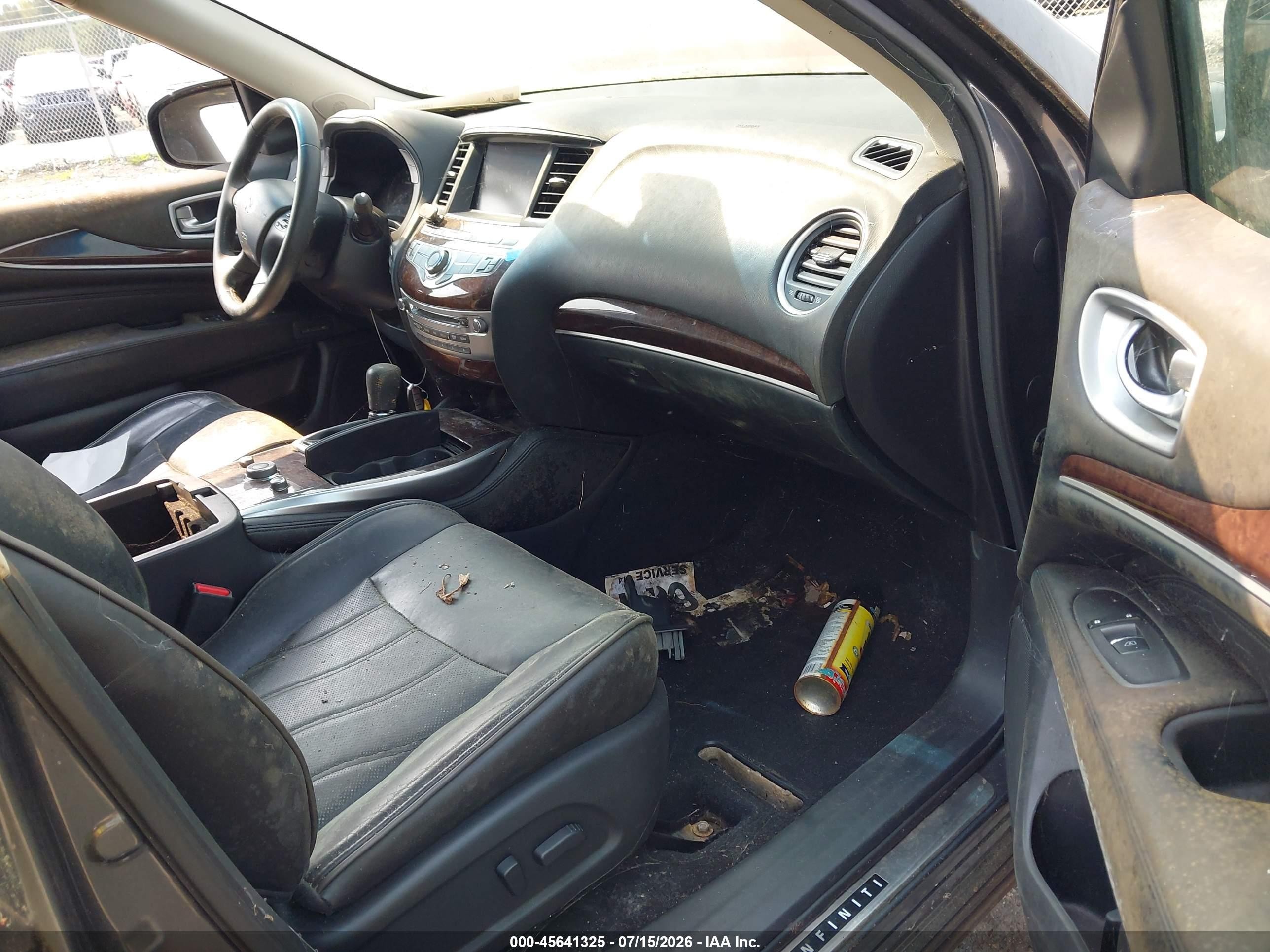 2013 Infiniti Jx35   Gray vin: 5N1AL0MM2DC347077
