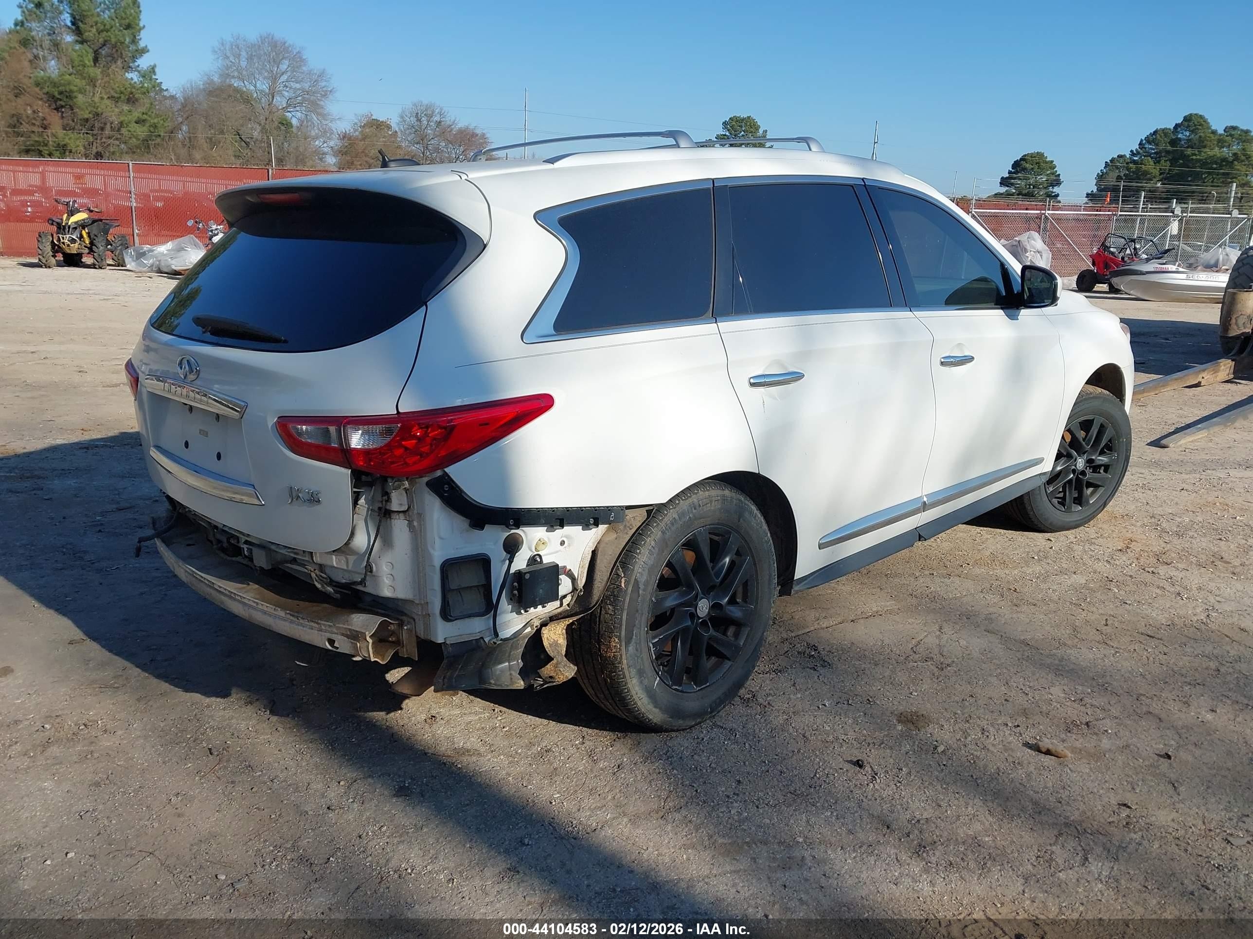 2013 Infiniti Jx35 White vin: 5N1AL0MM2DC349010