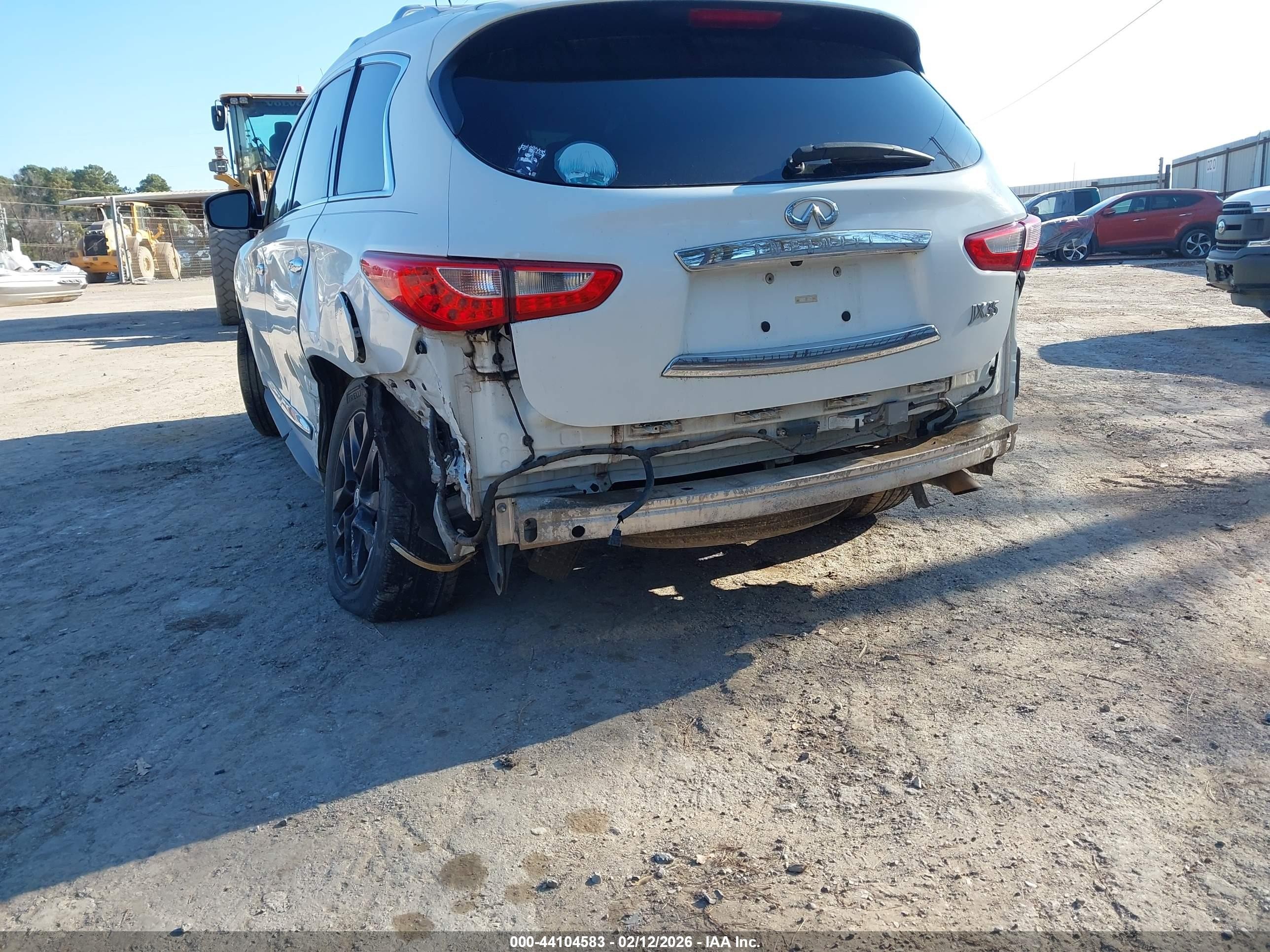 2013 Infiniti Jx35 White vin: 5N1AL0MM2DC349010