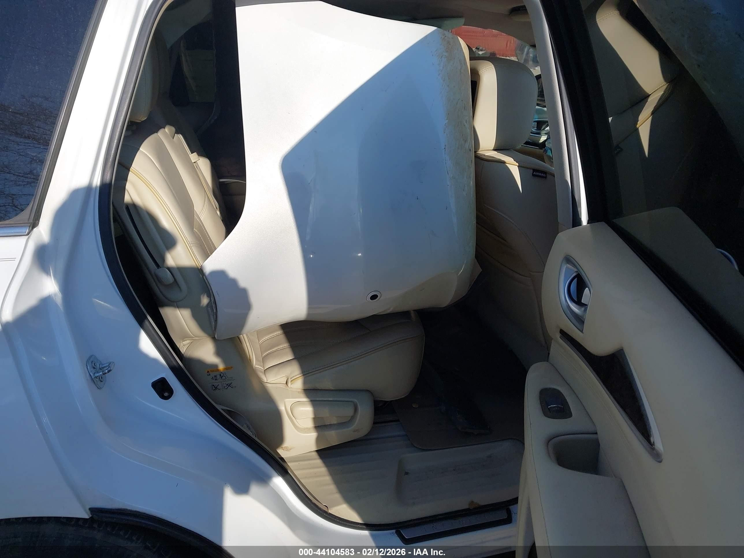 2013 Infiniti Jx35 White vin: 5N1AL0MM2DC349010