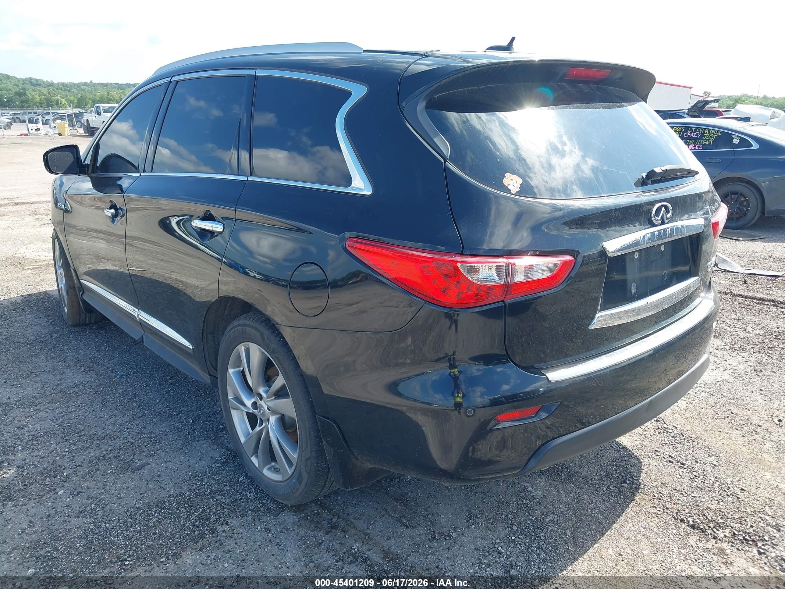2014 Infiniti Qx60   Black vin: 5N1AL0MM2EC505015