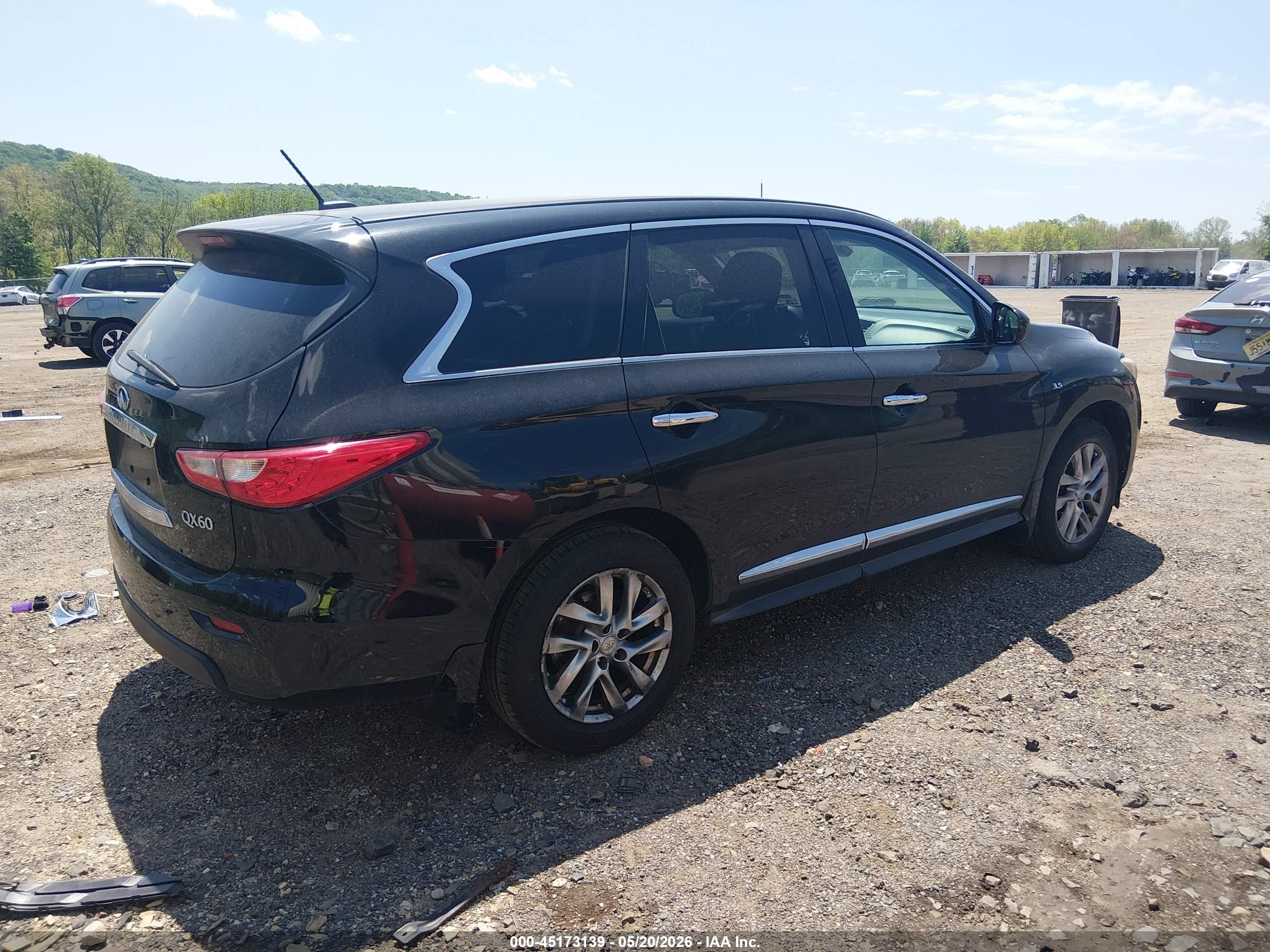 2014 Infiniti Qx60   Black vin: 5N1AL0MM2EC514846
