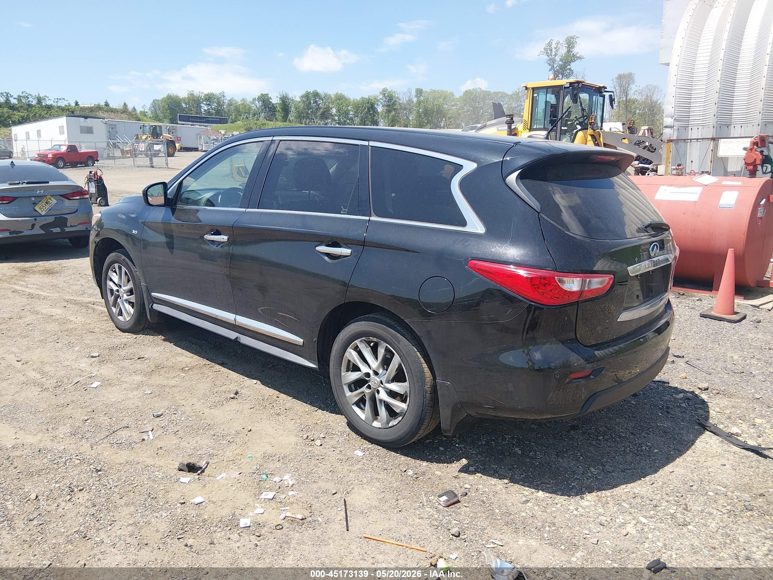 2014 Infiniti Qx60   Black vin: 5N1AL0MM2EC514846