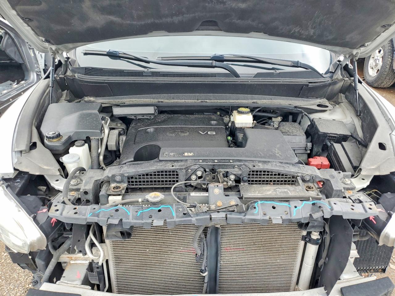 2014 Infiniti Qx60 Base Silver vin: 5N1AL0MM2EC516368