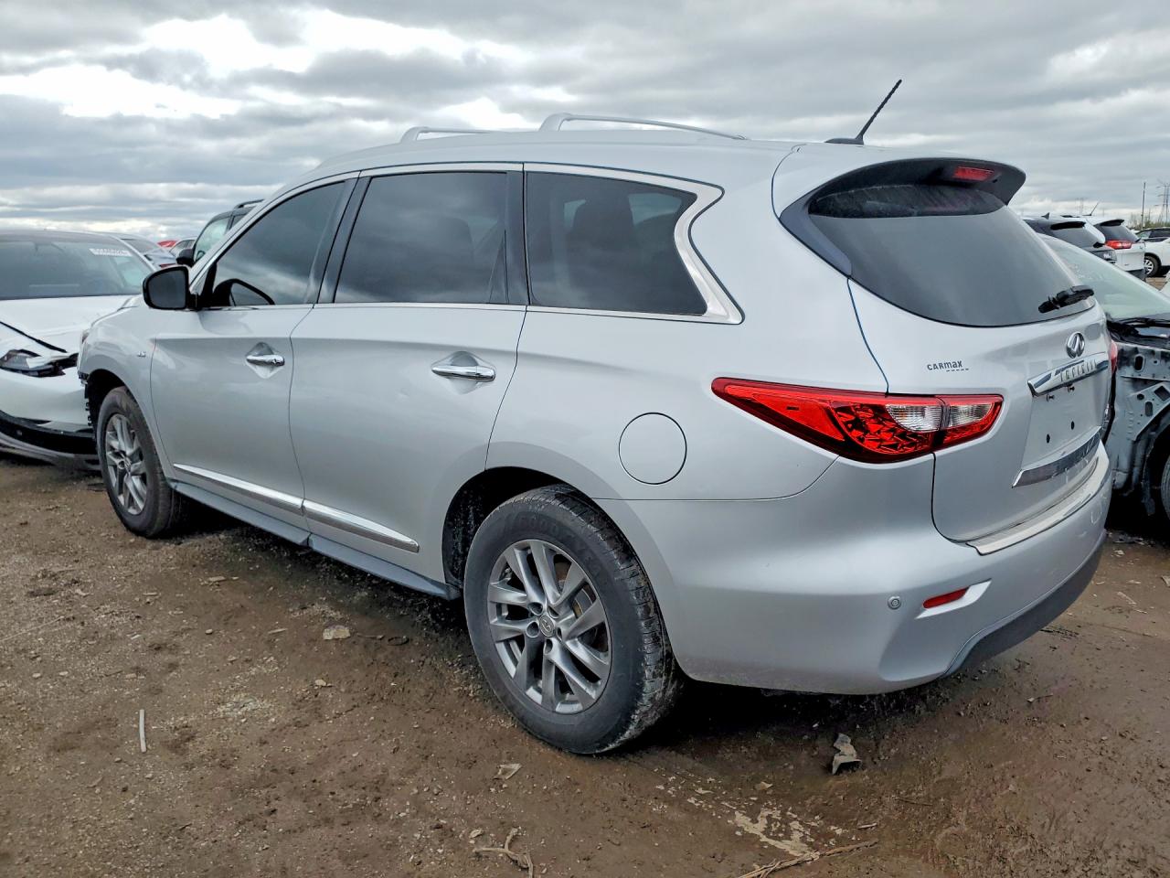 2014 Infiniti Qx60 Base Silver vin: 5N1AL0MM2EC516368