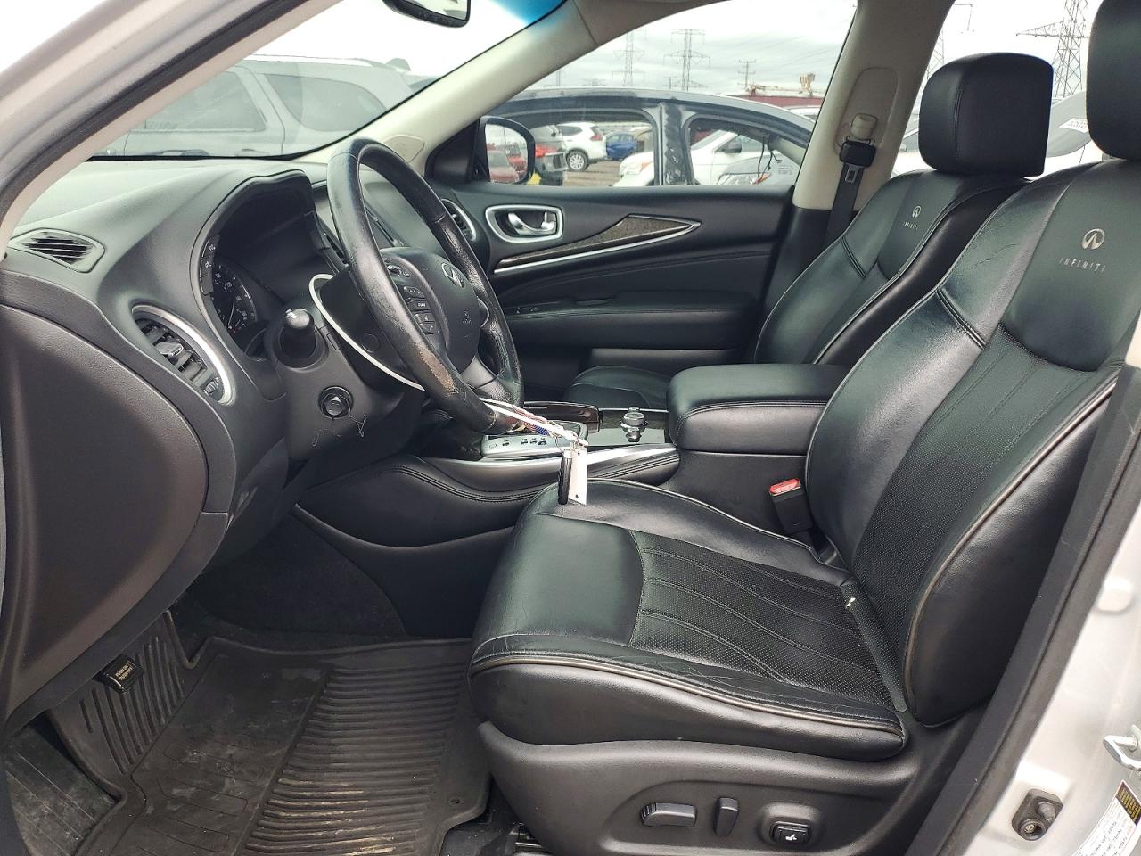 2014 Infiniti Qx60 Base Silver vin: 5N1AL0MM2EC516368
