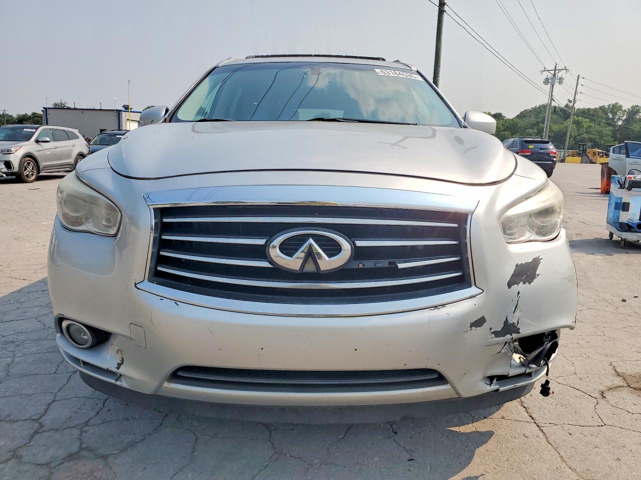 2014 Infiniti Qx60 Base Silver vin: 5N1AL0MM2EC520758
