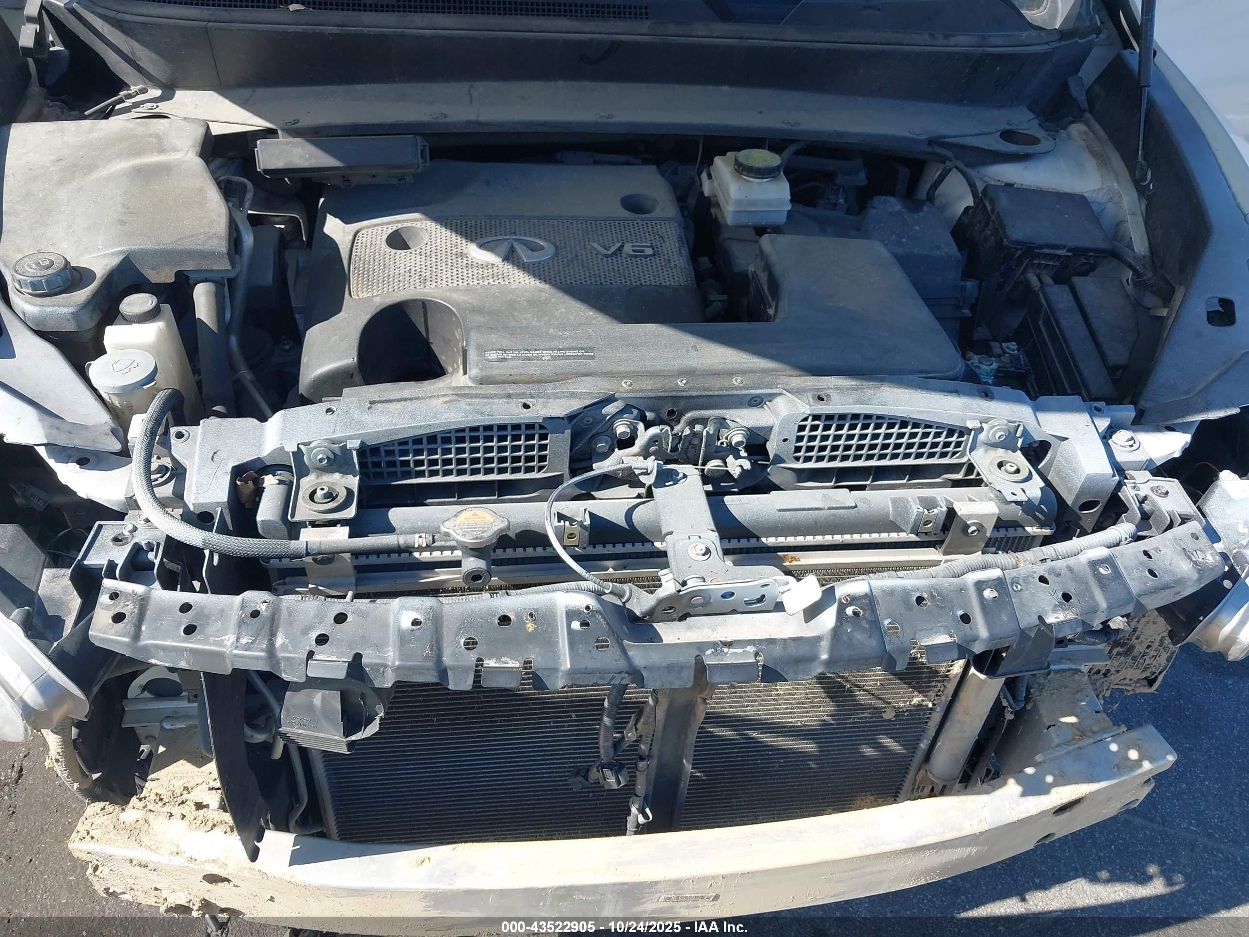 2014 Infiniti Qx60   White vin: 5N1AL0MM2EC524986