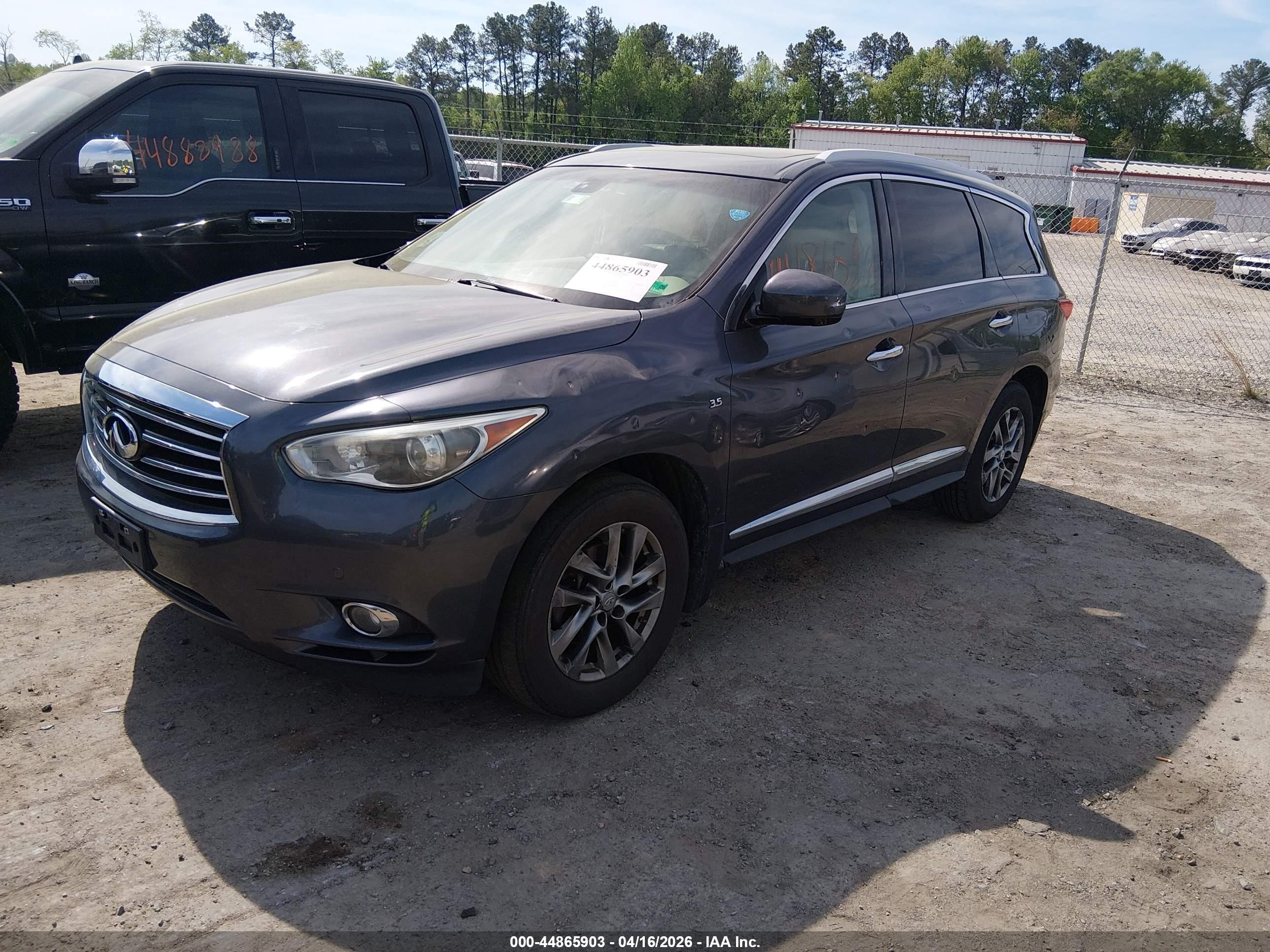 2014 Infiniti Qx60   Gray vin: 5N1AL0MM2EC530738