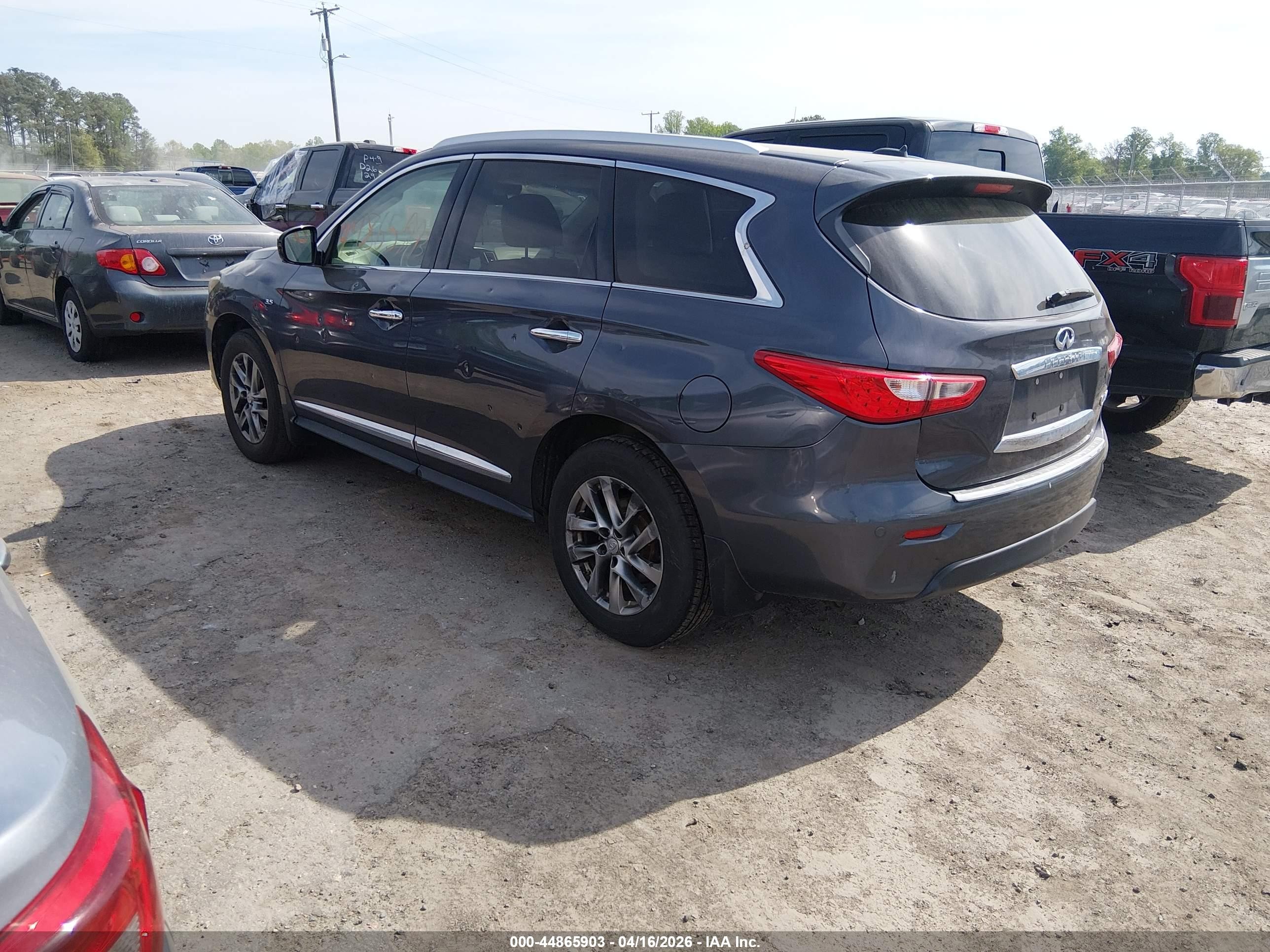 2014 Infiniti Qx60   Gray vin: 5N1AL0MM2EC530738