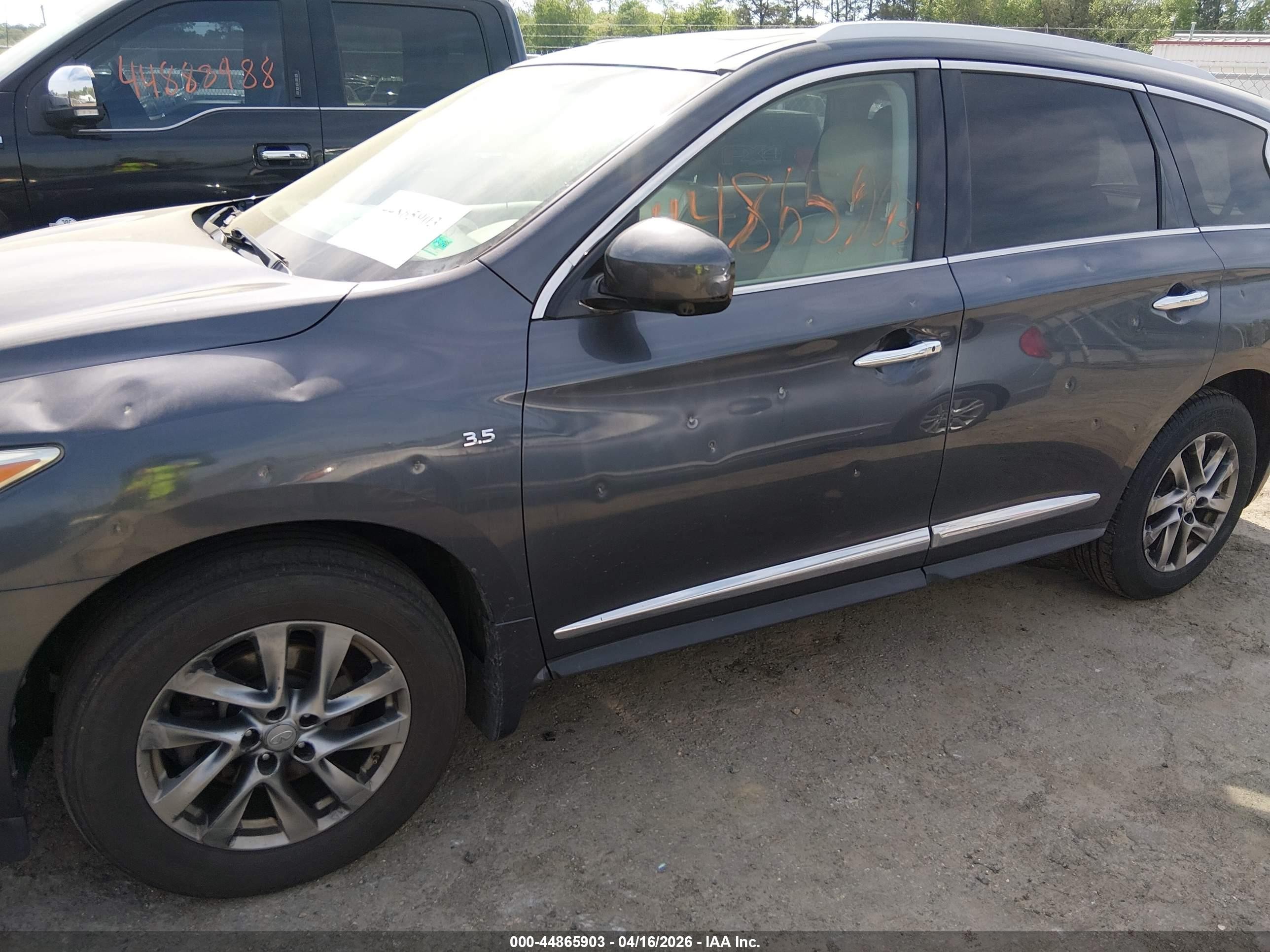 2014 Infiniti Qx60   Gray vin: 5N1AL0MM2EC530738