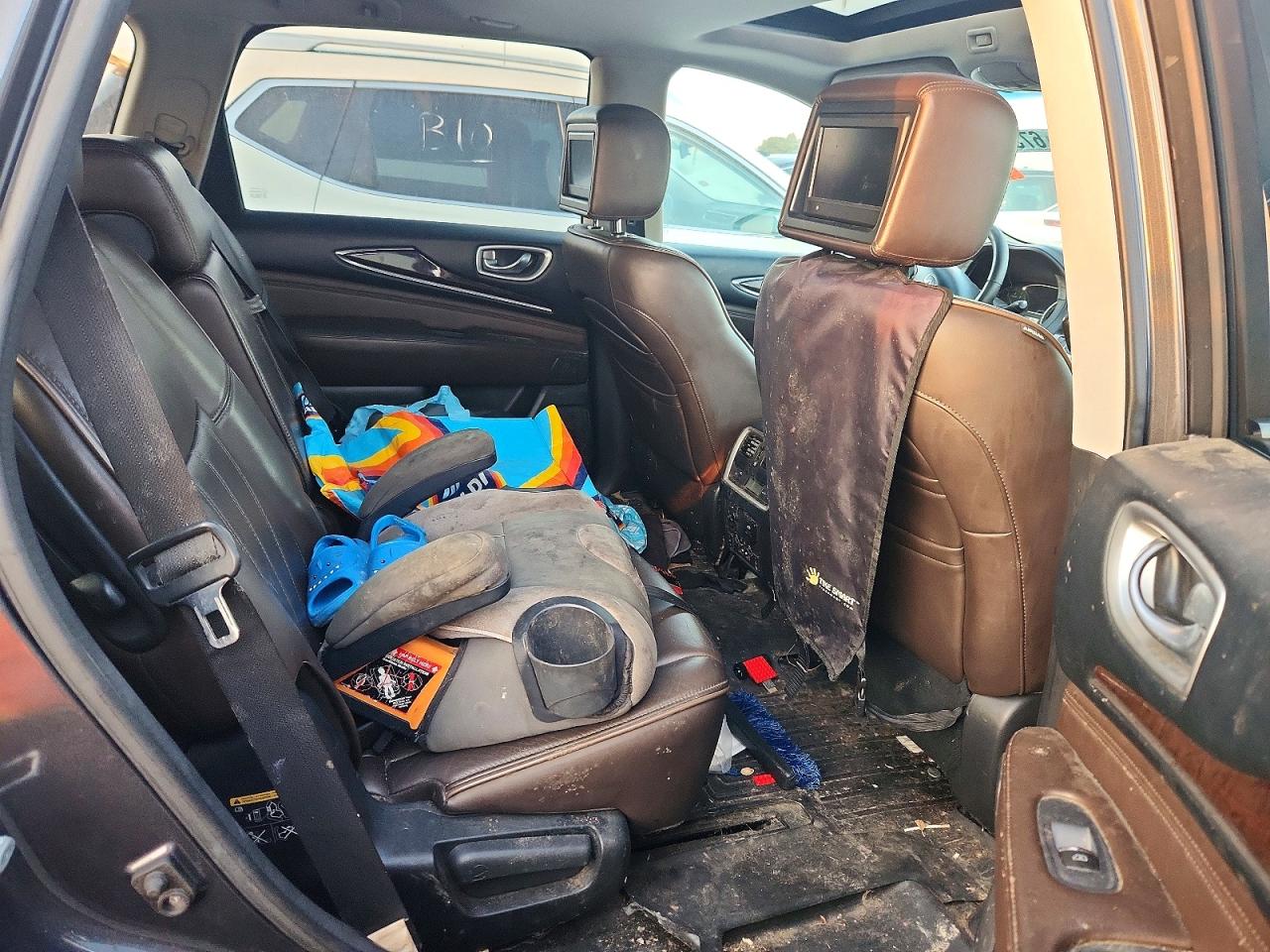 2014 Infiniti Qx60 Base Charcoal vin: 5N1AL0MM2EC541352