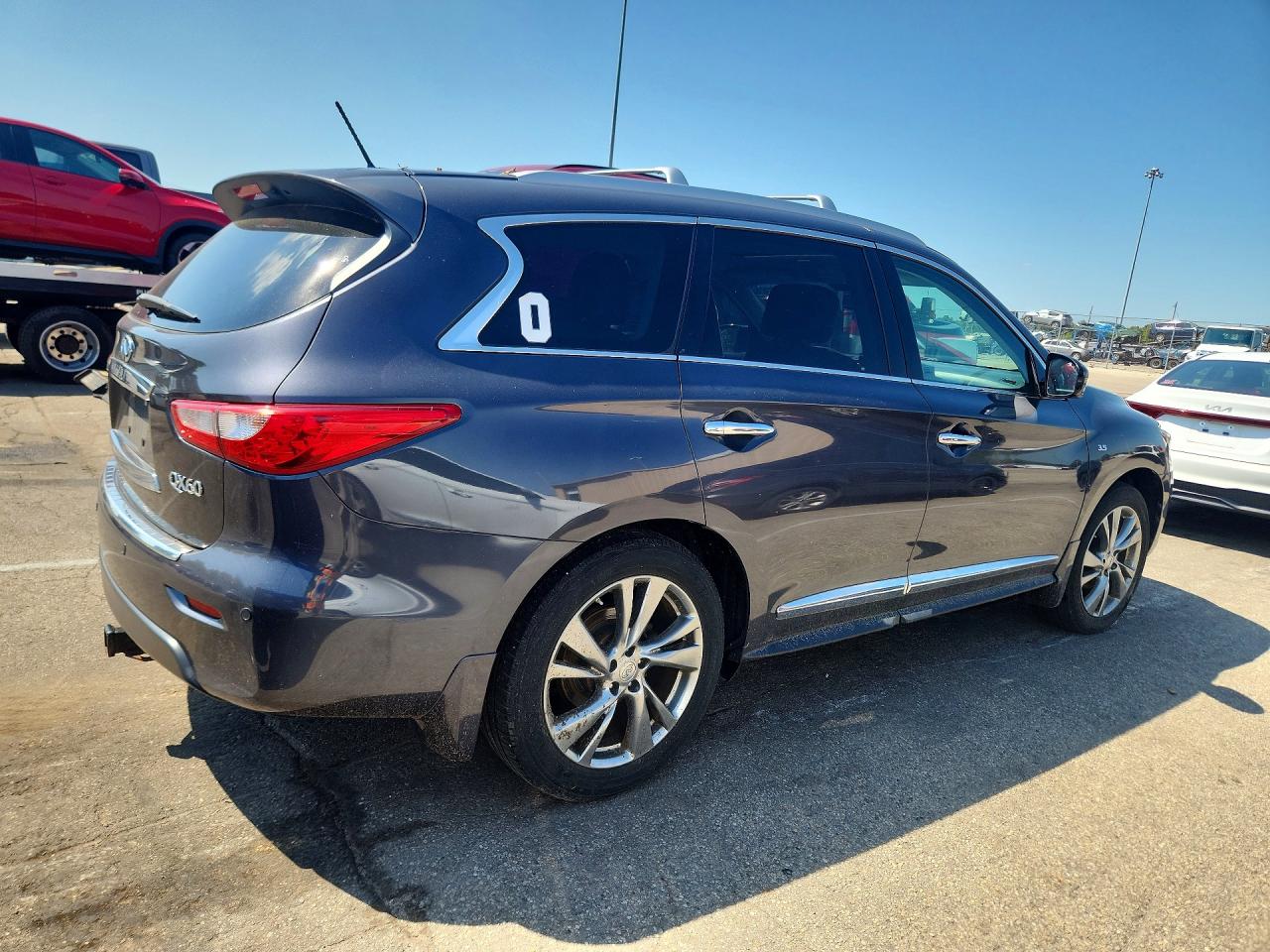 2014 Infiniti Qx60 Base Charcoal vin: 5N1AL0MM2EC541352
