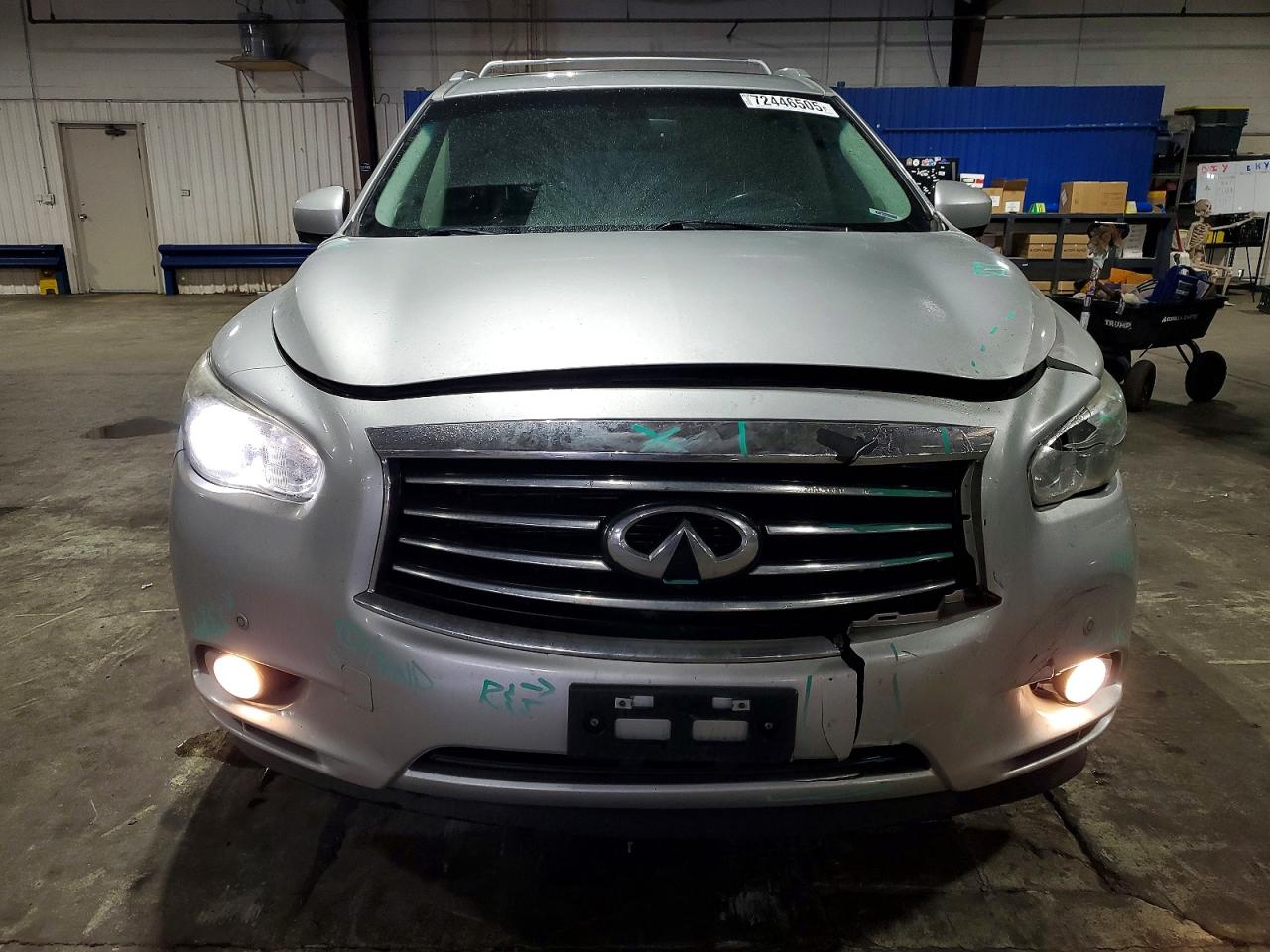 2014 Infiniti Qx60 Серебряный vin: 5N1AL0MM2EC541982
