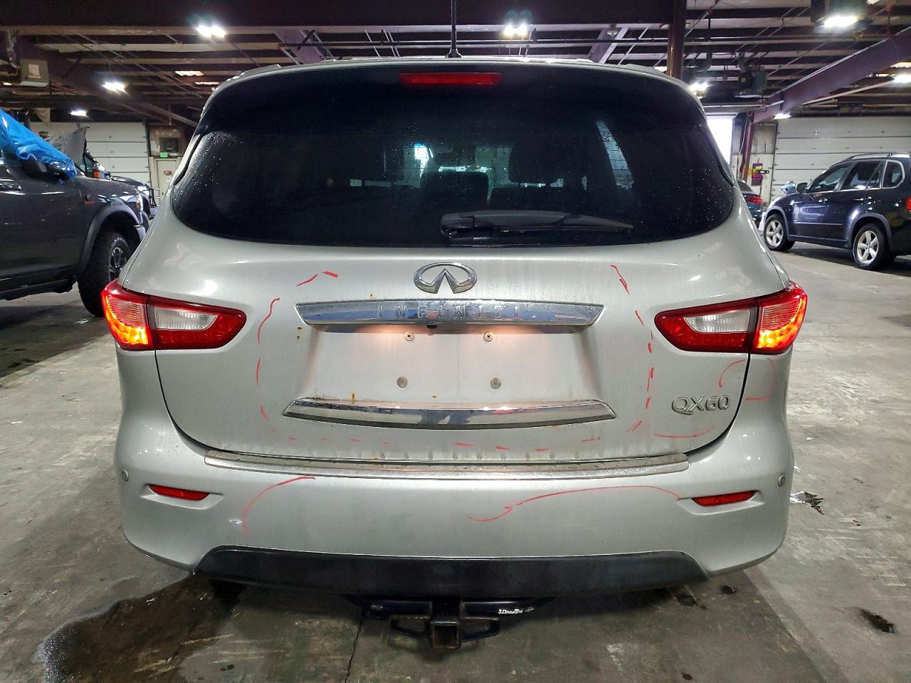 2014 Infiniti Qx60 Серебряный vin: 5N1AL0MM2EC541982
