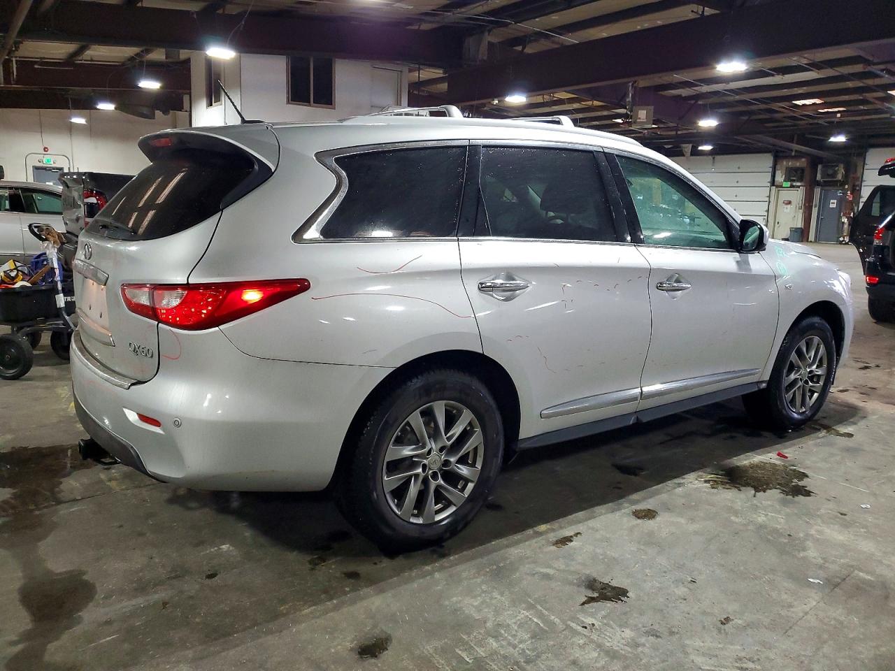 2014 Infiniti Qx60 Серебряный vin: 5N1AL0MM2EC541982