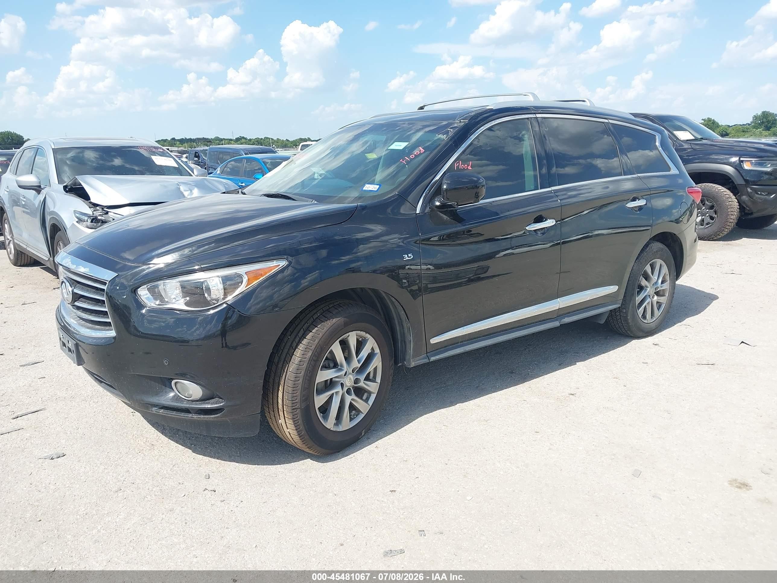 2014 Infiniti Qx60   Black vin: 5N1AL0MM2EC542954