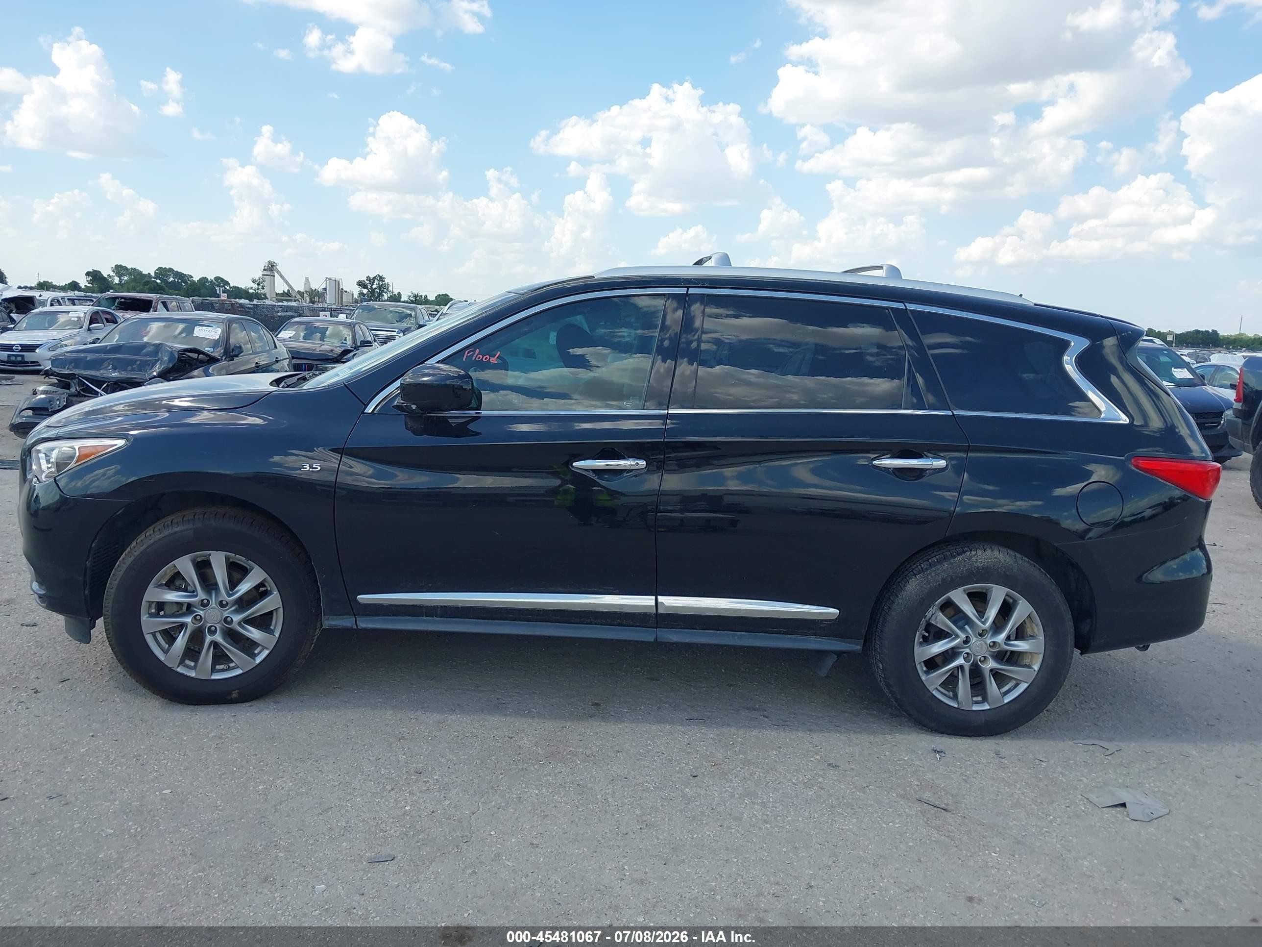 2014 Infiniti Qx60   Black vin: 5N1AL0MM2EC542954
