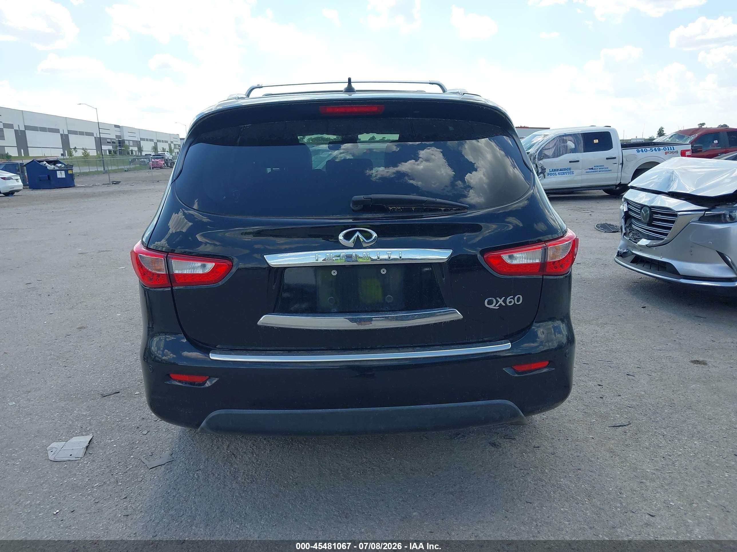2014 Infiniti Qx60   Black vin: 5N1AL0MM2EC542954