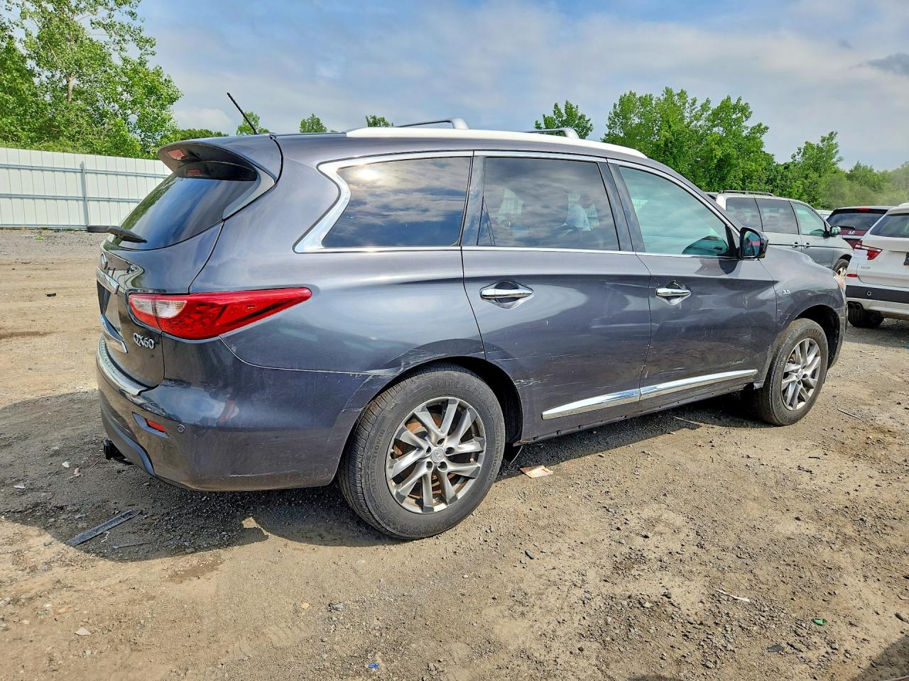 2014 Infiniti Qx60 Base Серый vin: 5N1AL0MM2EC544445