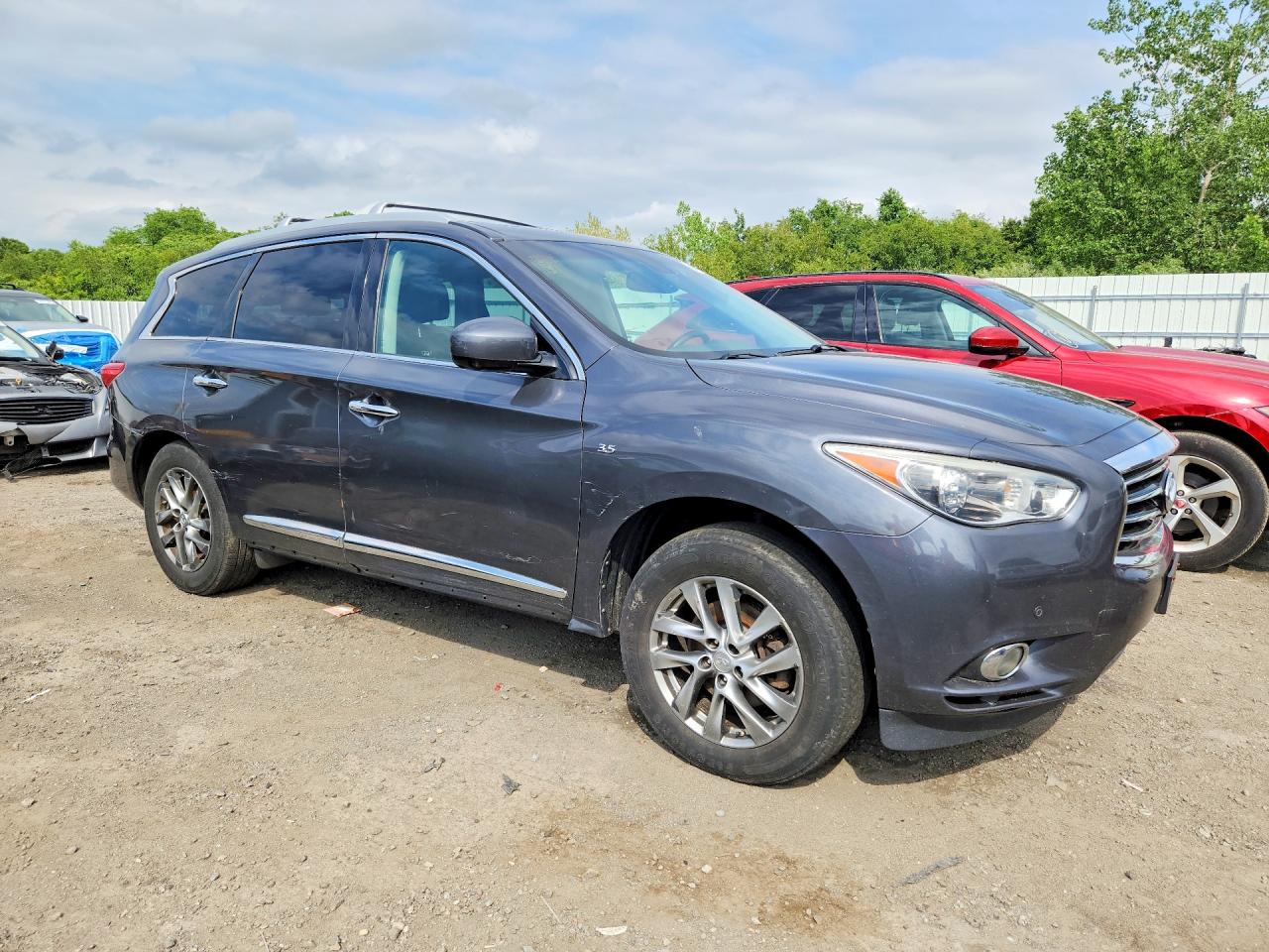 2014 Infiniti Qx60 Base Серый vin: 5N1AL0MM2EC544445