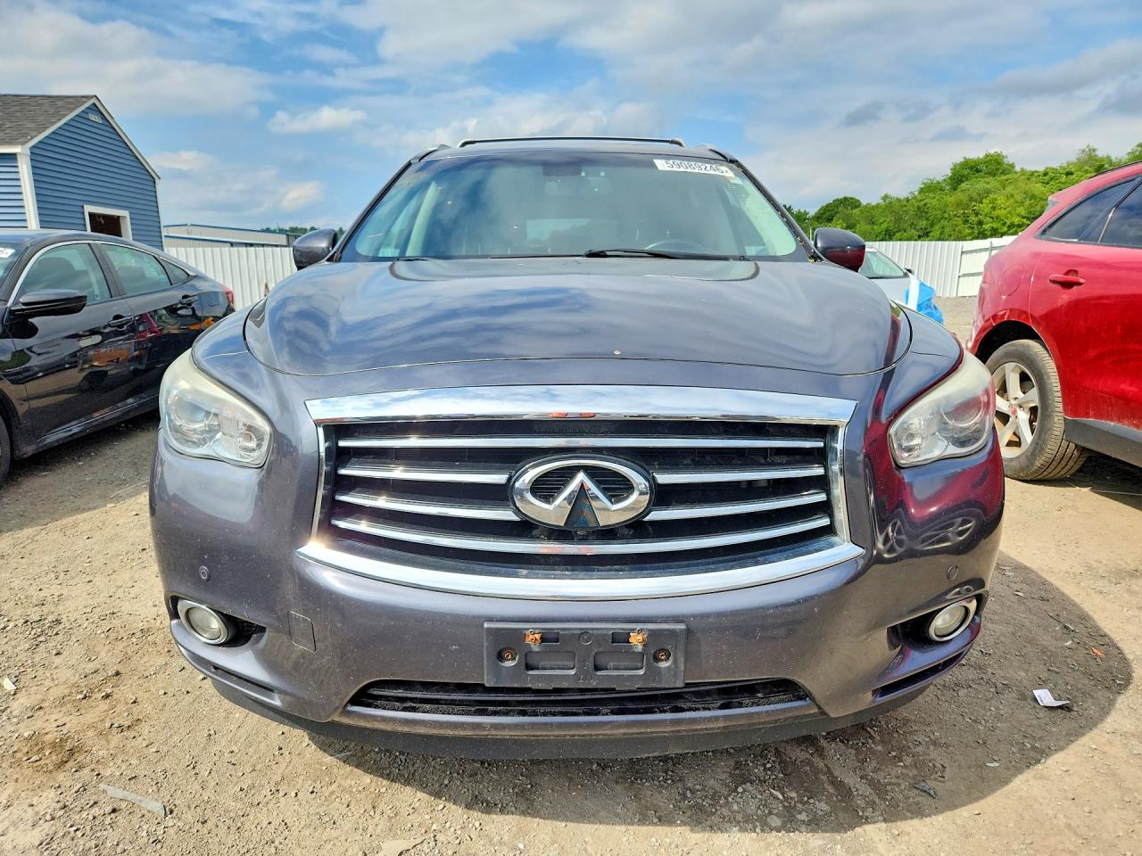 2014 Infiniti Qx60 Base Серый vin: 5N1AL0MM2EC544445