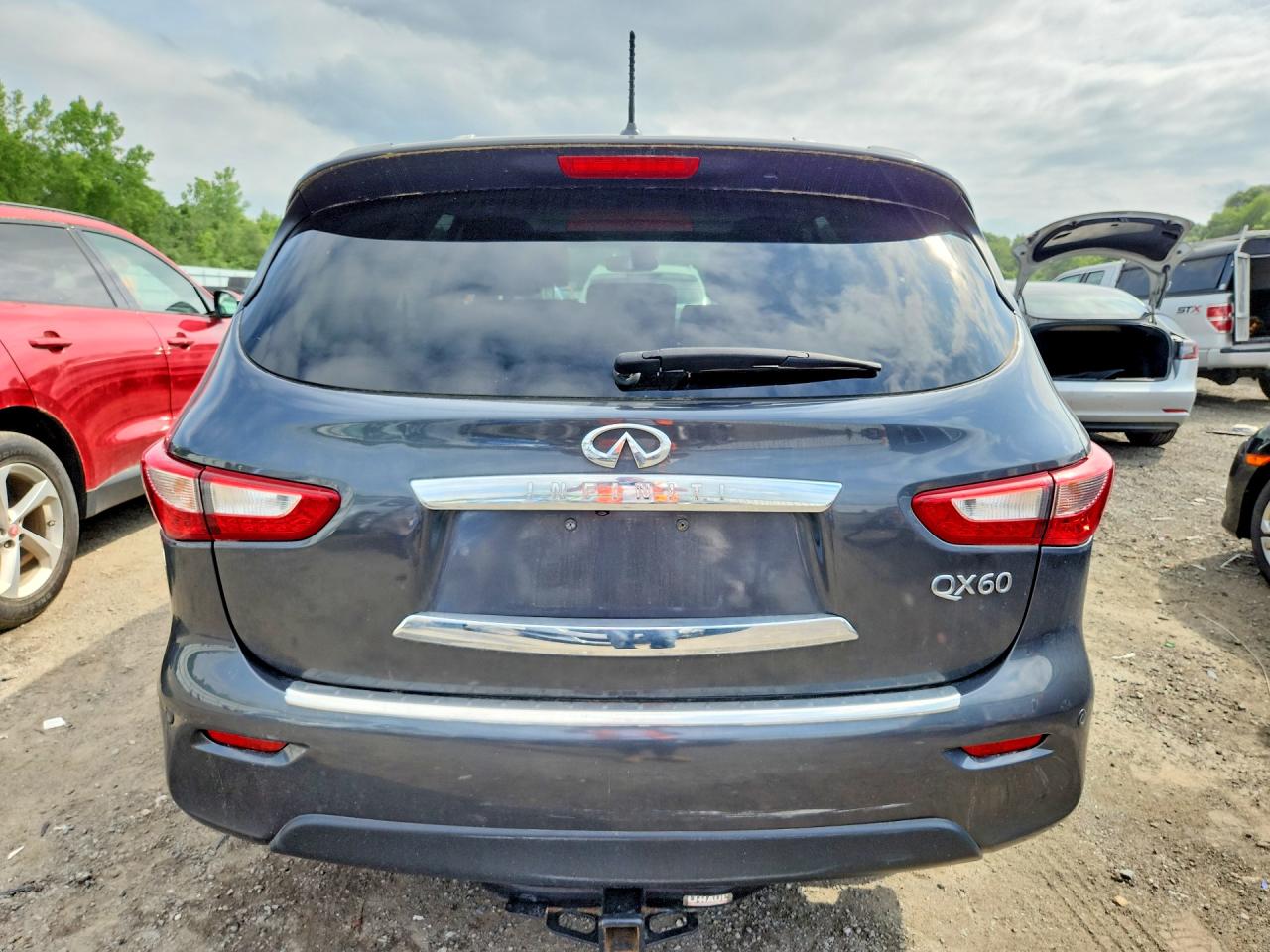 2014 Infiniti Qx60 Base Серый vin: 5N1AL0MM2EC544445