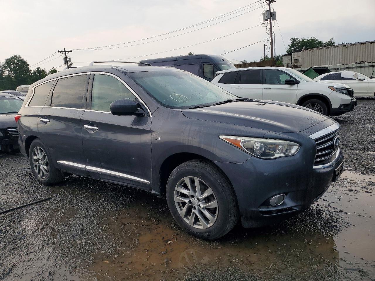 2014 Infiniti Qx60 Base Gray vin: 5N1AL0MM2EC544445