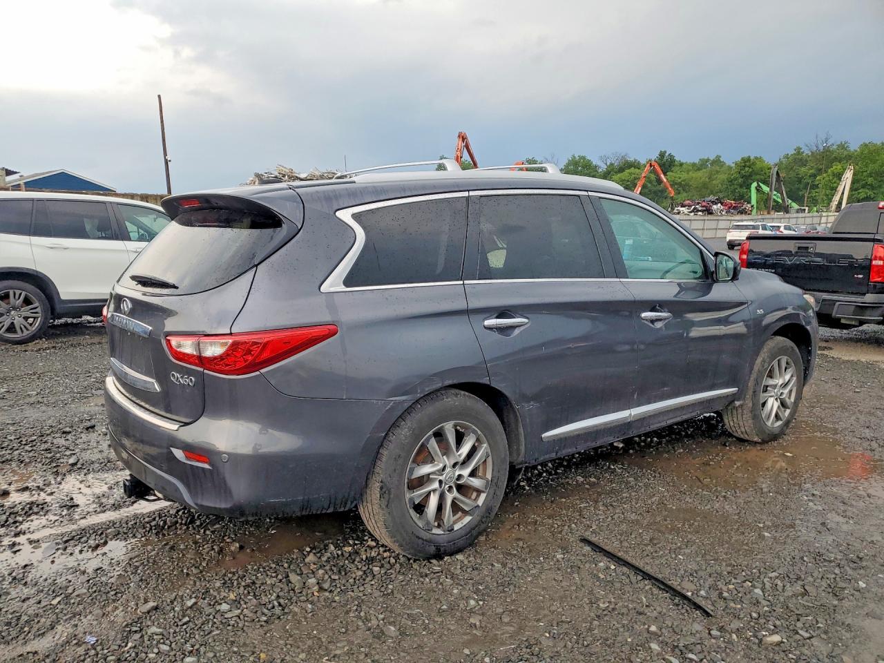 2014 Infiniti Qx60 Base Gray vin: 5N1AL0MM2EC544445