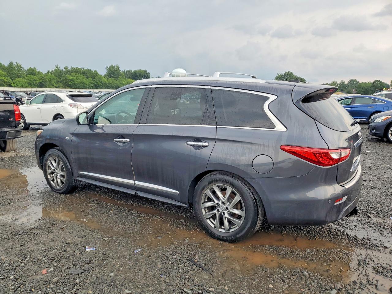 2014 Infiniti Qx60 Base Gray vin: 5N1AL0MM2EC544445
