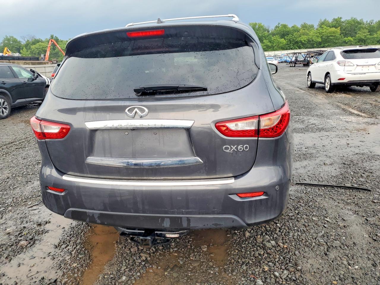 2014 Infiniti Qx60 Base Gray vin: 5N1AL0MM2EC544445