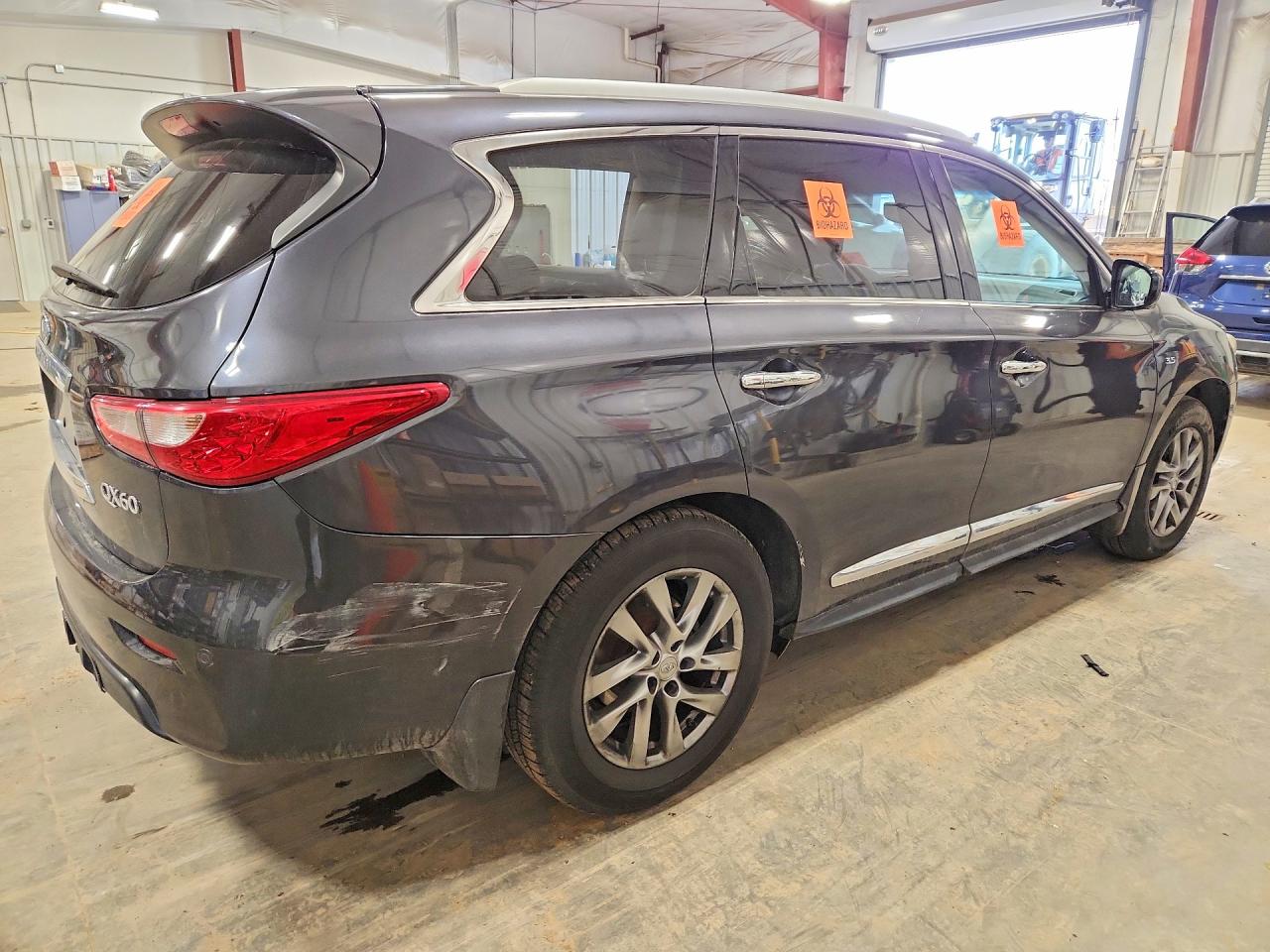 2014 Infiniti Qx60 Base Charcoal vin: 5N1AL0MM2EC547121