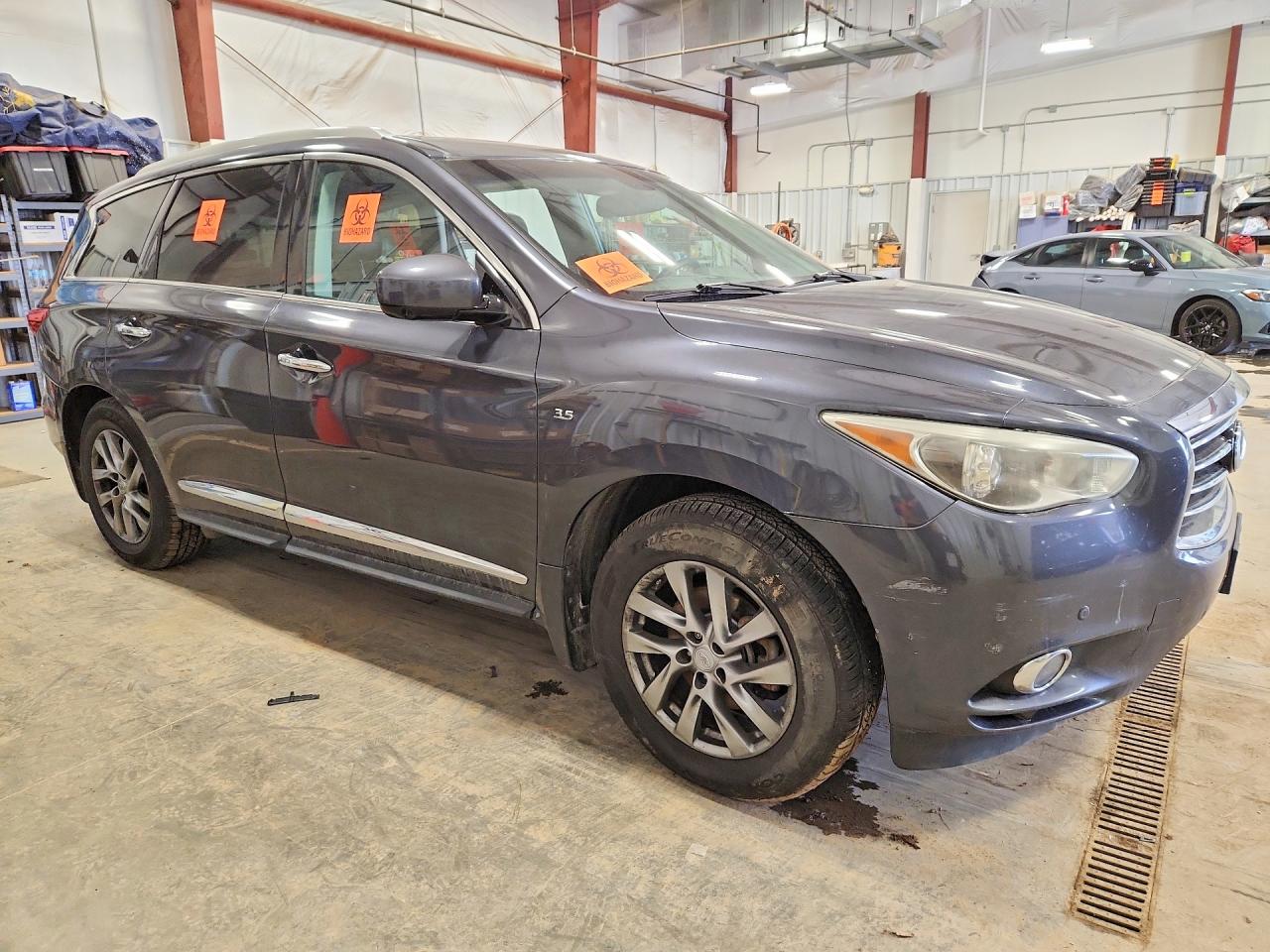 2014 Infiniti Qx60 Base Charcoal vin: 5N1AL0MM2EC547121
