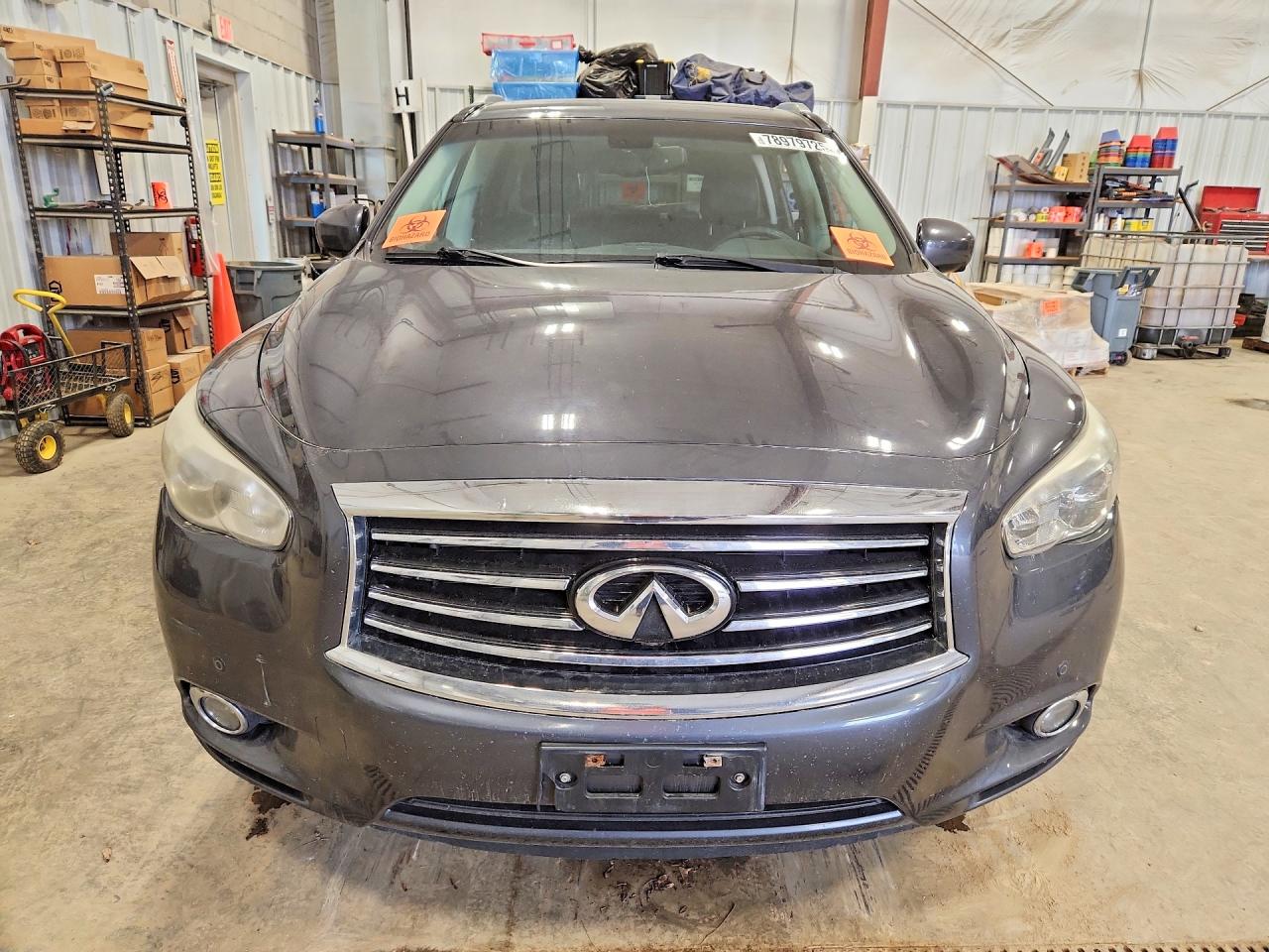 2014 Infiniti Qx60 Base Charcoal vin: 5N1AL0MM2EC547121